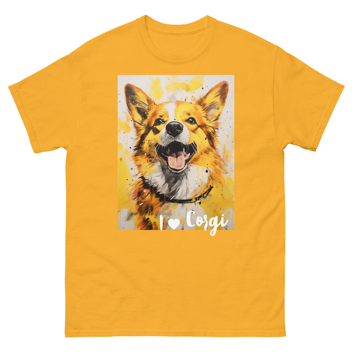 Men's classic tee - I ❤ DOGS - Pembroke Welsh Corgi