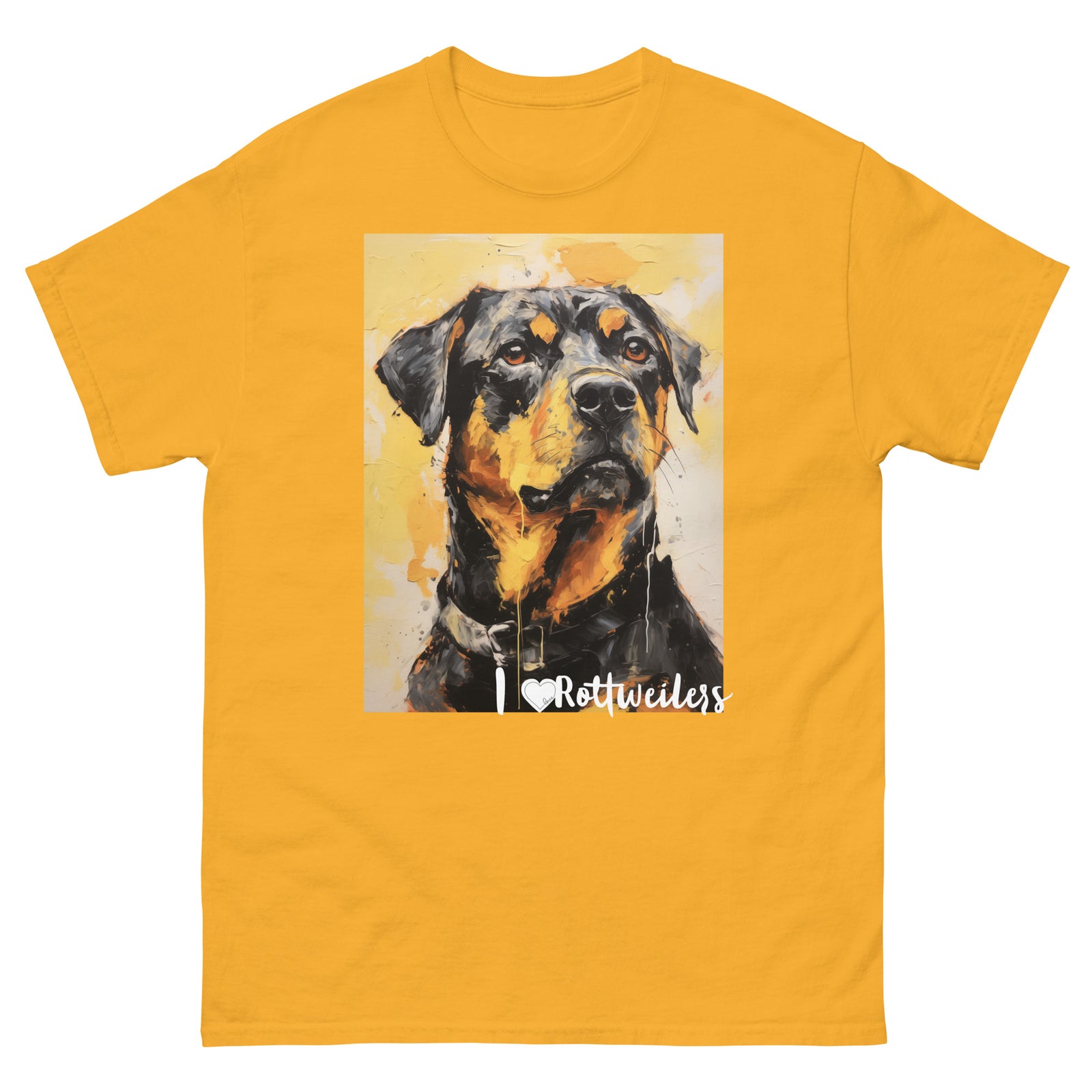 Men's classic tee - I ❤ DOGS - Rottweiler