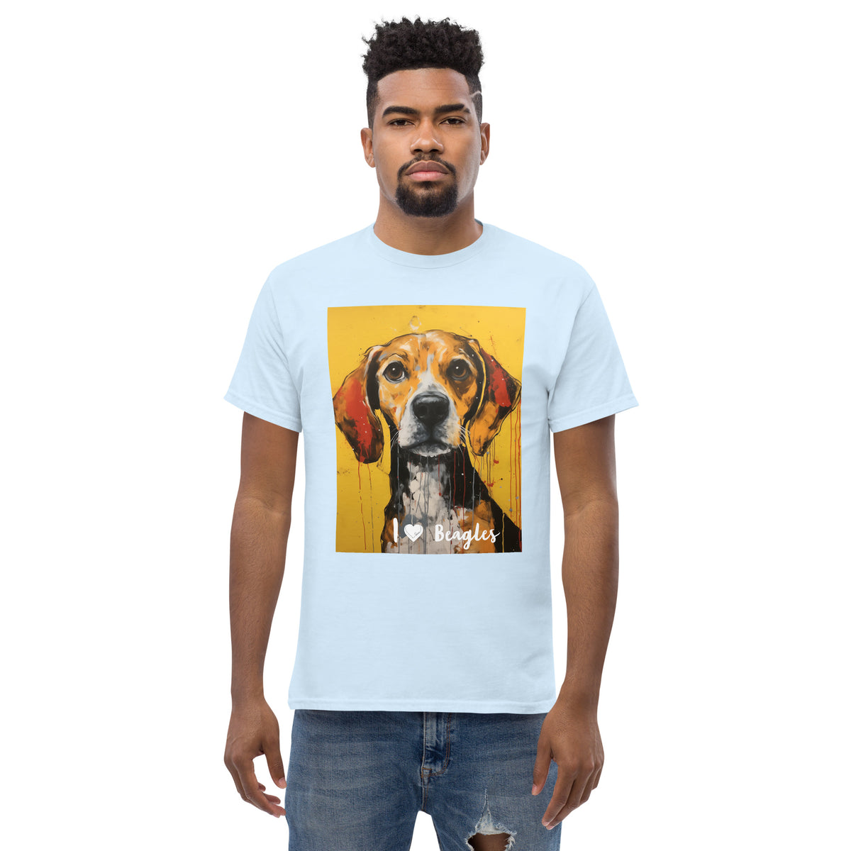 Men's classic tee - I ❤ DOGS - Beagle
