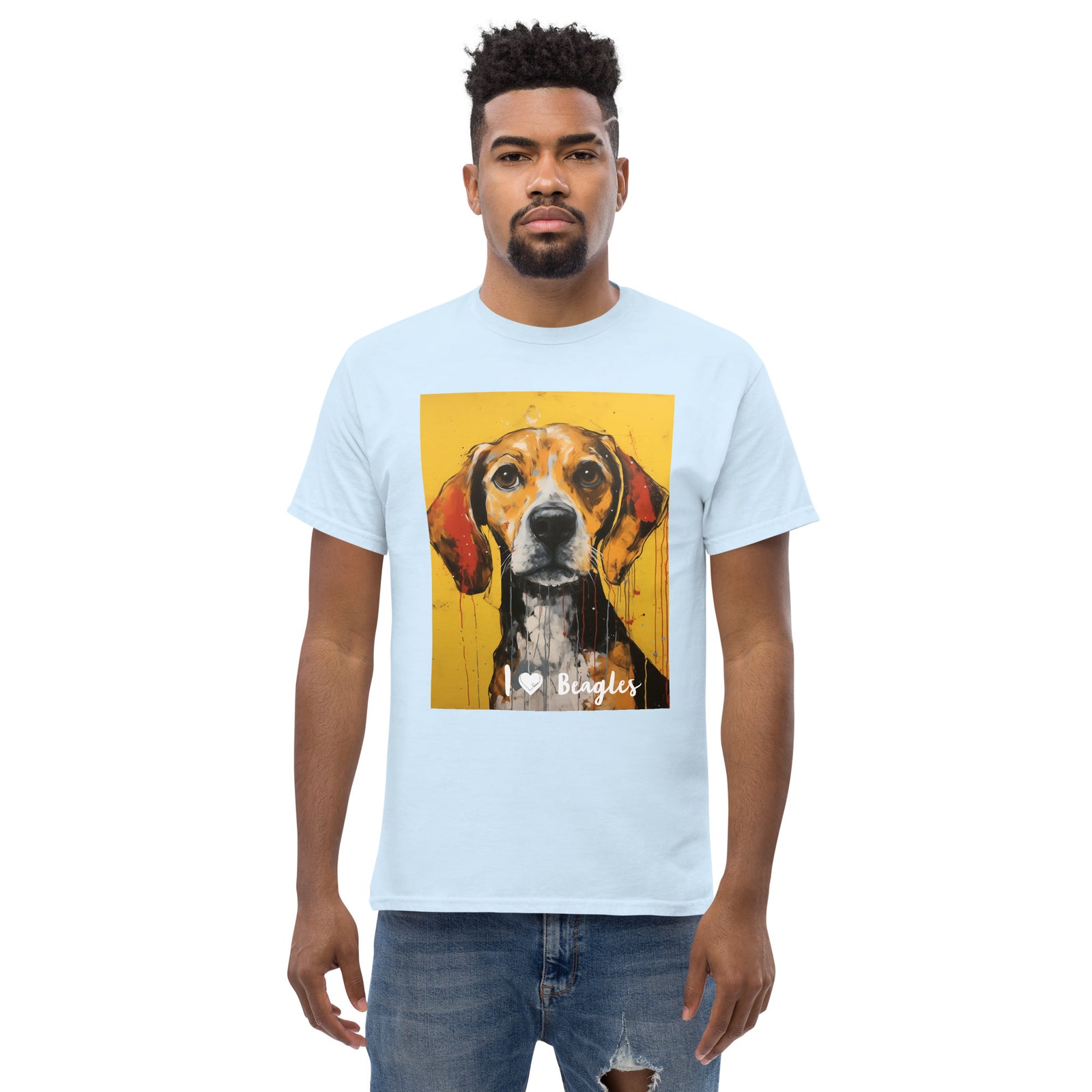 Men's classic tee - I ❤ DOGS - Beagle