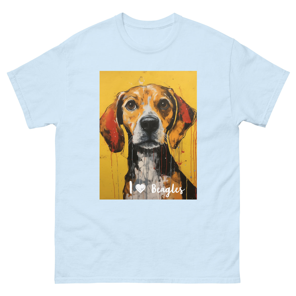 Men's classic tee - I ❤ DOGS - Beagle