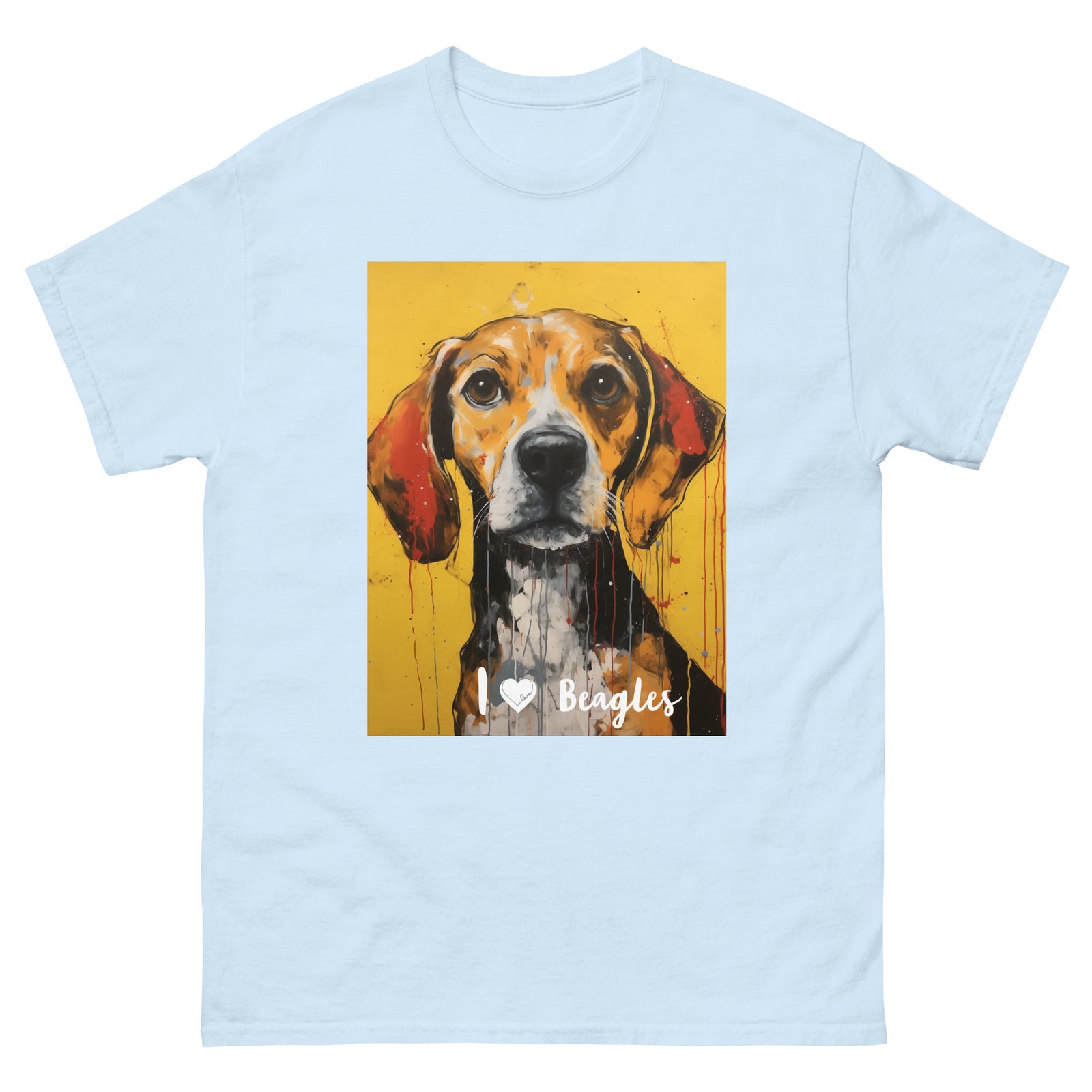 Men's classic tee - I ❤ DOGS - Beagle