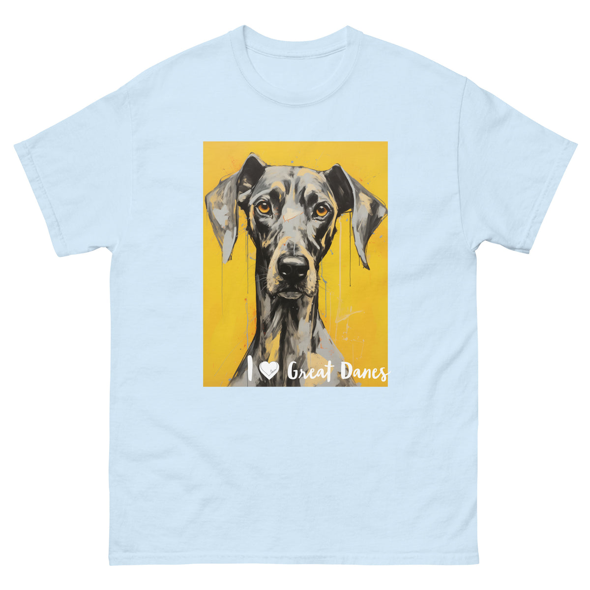 Men's classic tee - I ❤ DOGS - Great Dane