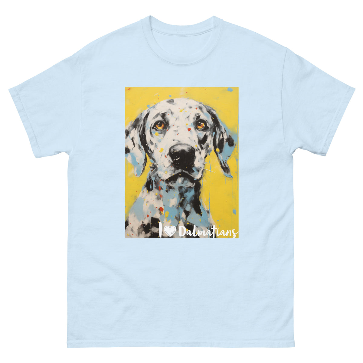 Men's classic tee - I ❤ DOGS - Dalmatian