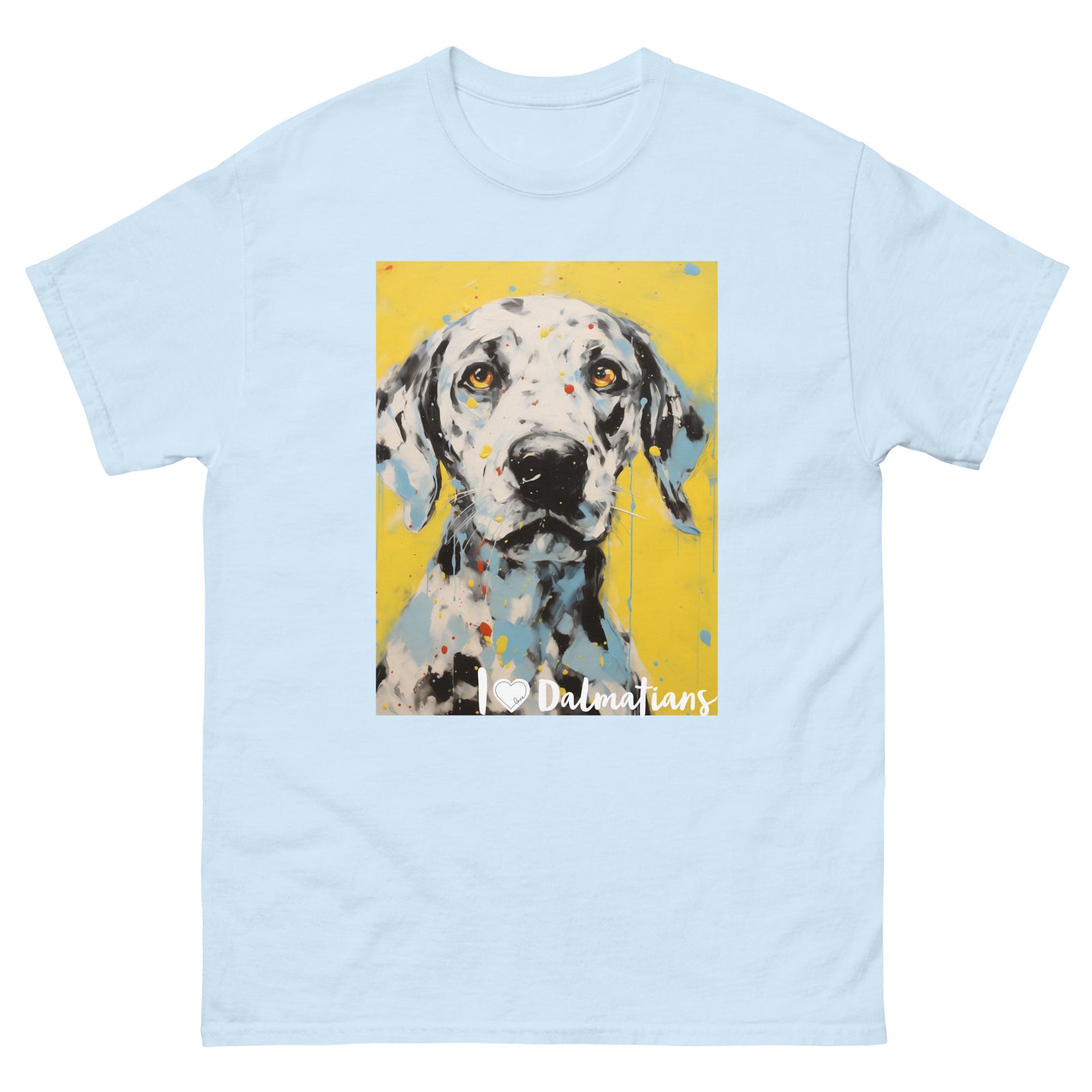 Men's classic tee - I ❤ DOGS - Dalmatian