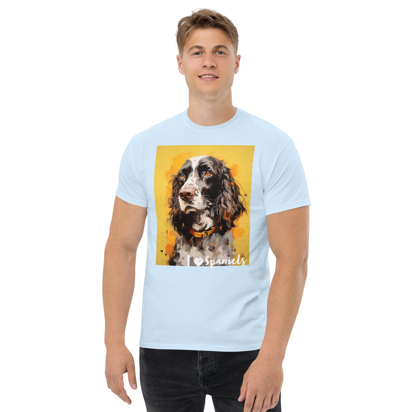 Men's classic tee - I ❤ DOGS - Cocker Spaniel (American)
