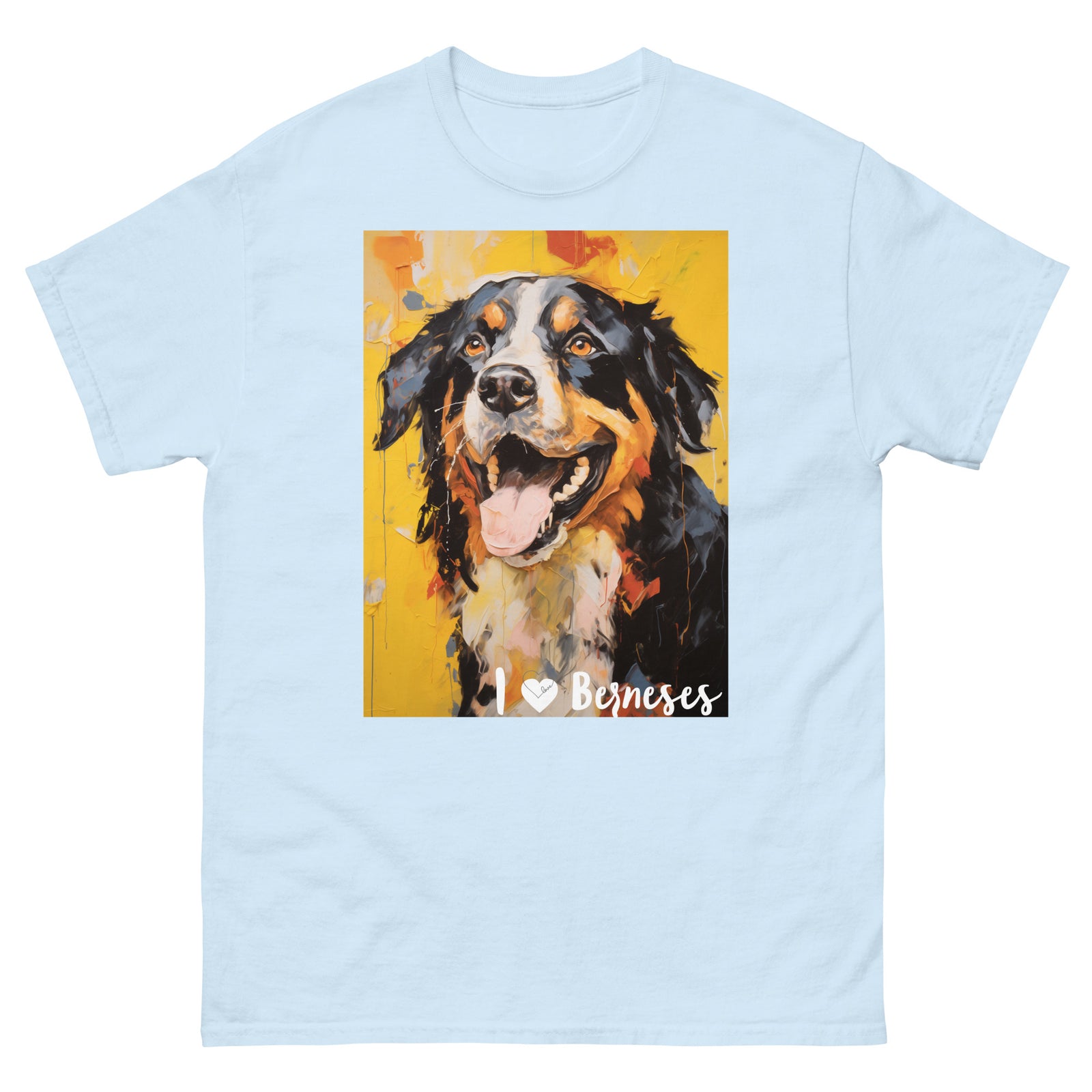 Men's classic tee - I ❤ DOGS - Bernese Mountain Dog