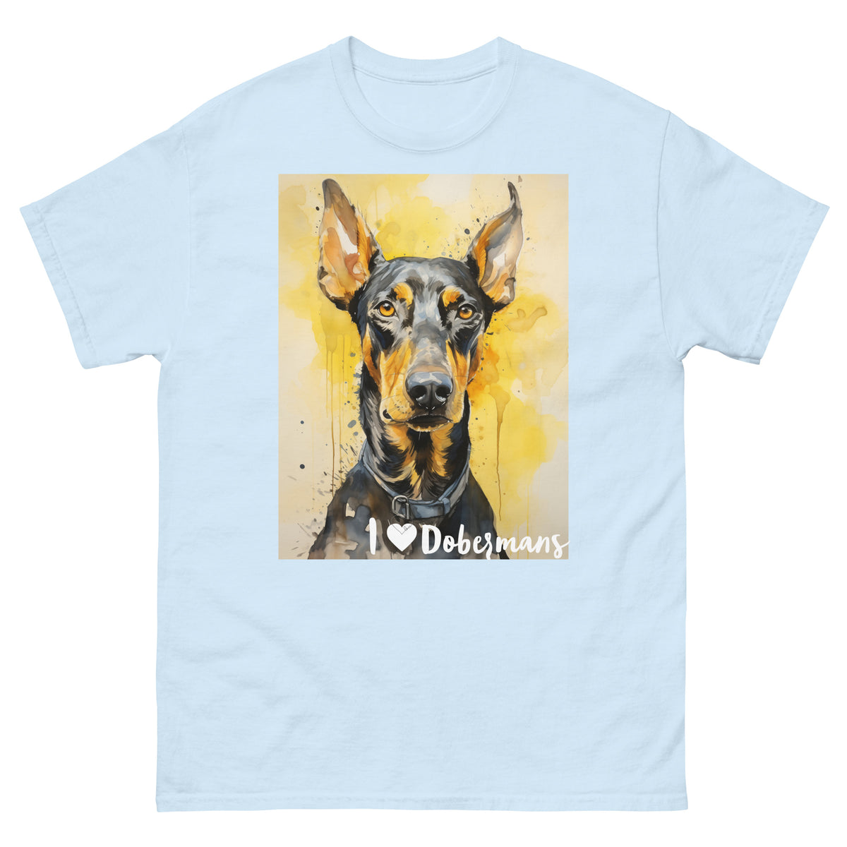 Men's classic tee - I ❤ DOGS - Doberman Pinscher