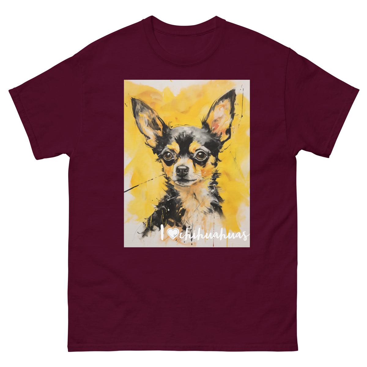 Men's classic tee - I ❤ DOGS - Chihuahua