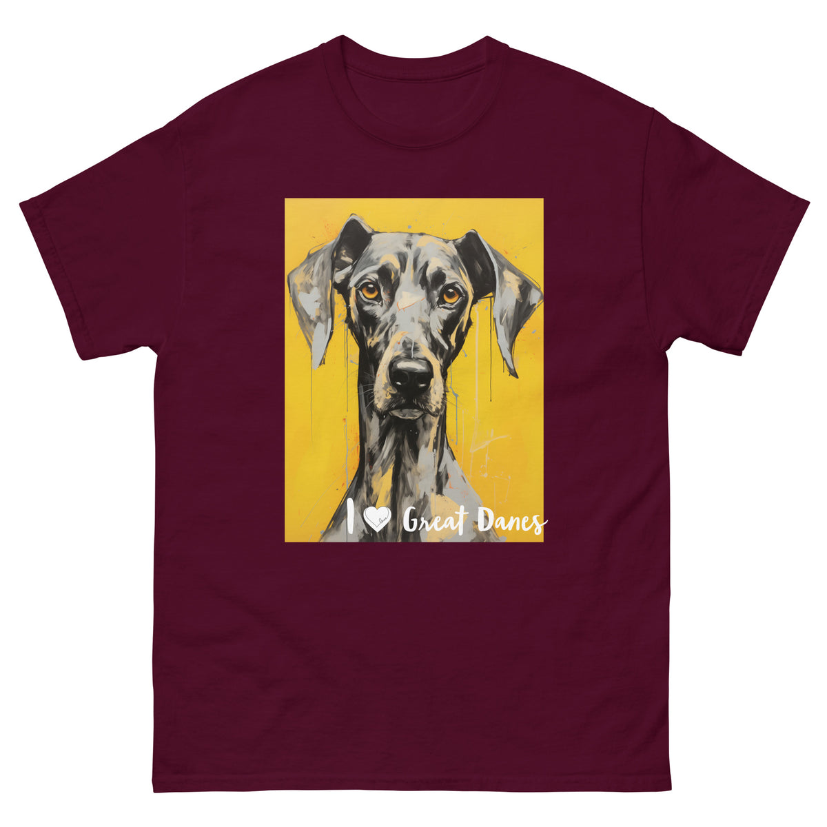 Men's classic tee - I ❤ DOGS - Great Dane