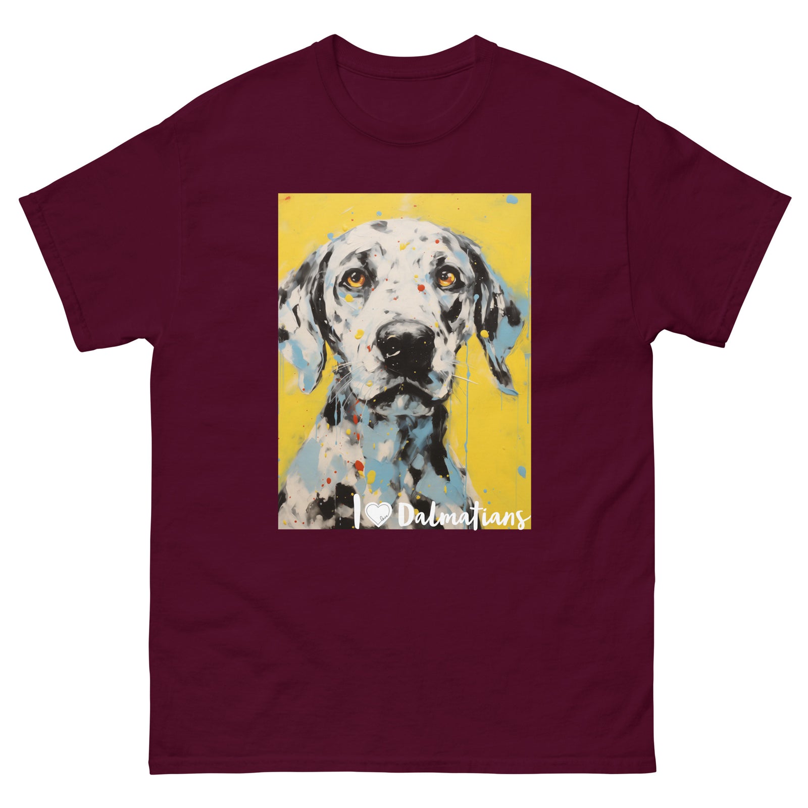 Men's classic tee - I ❤ DOGS - Dalmatian