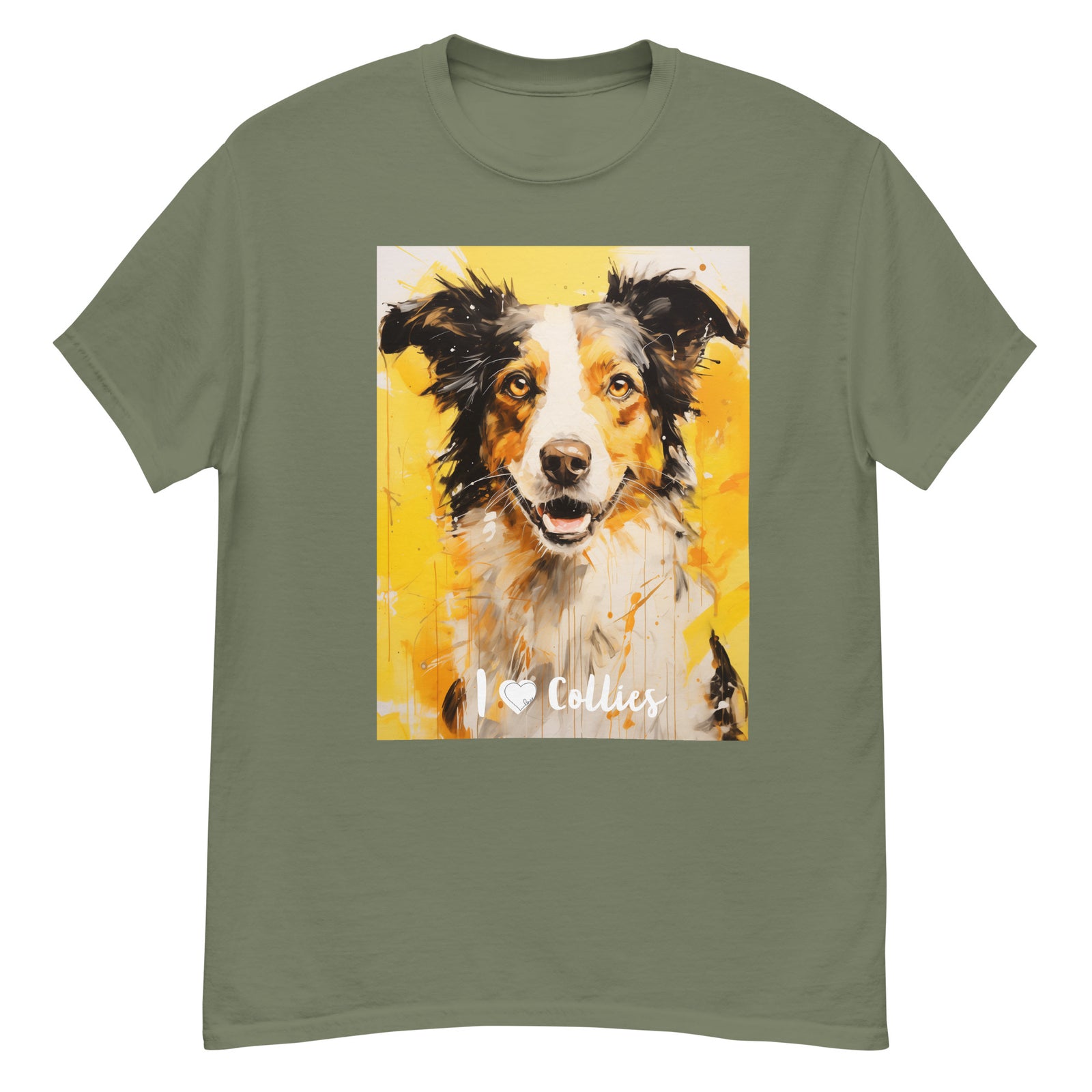 Men's classic tee - I ❤ DOGS - Border Collie