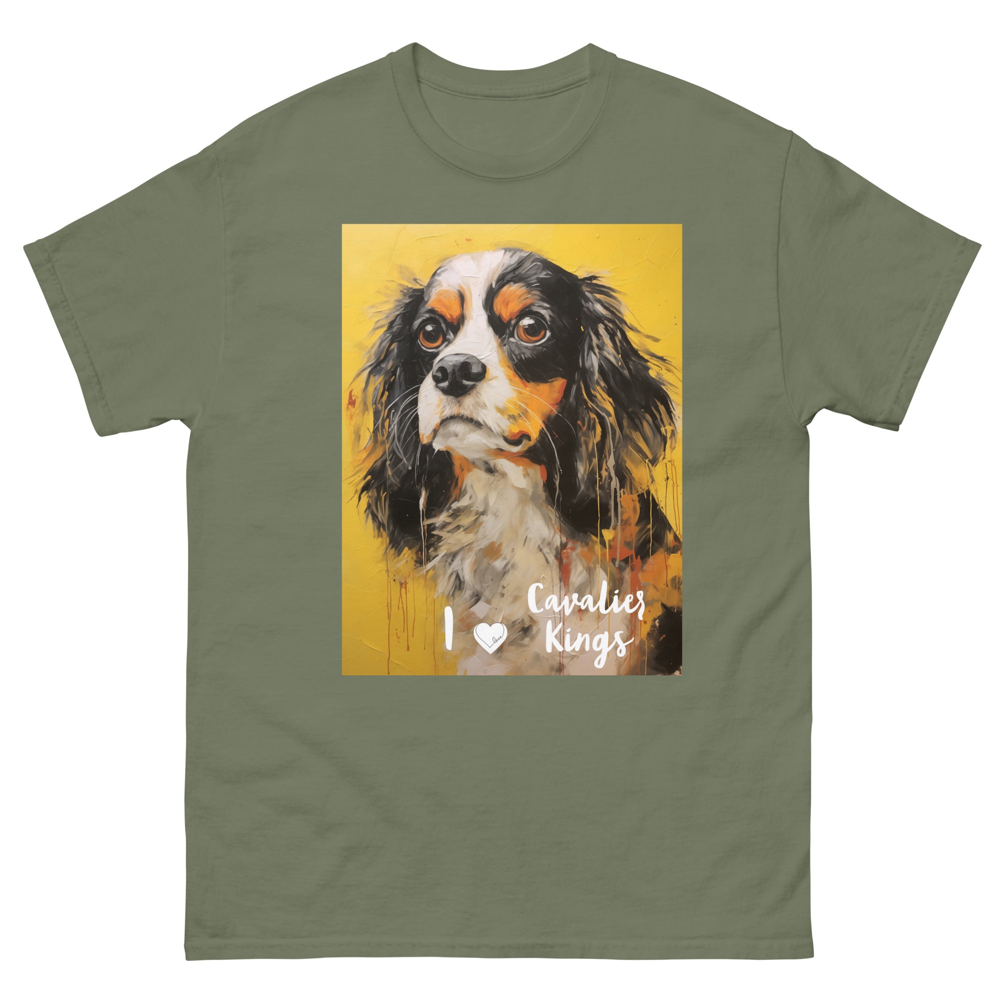 Men's classic tee - I ❤ DOGS - Cavalier King Charles Spaniel