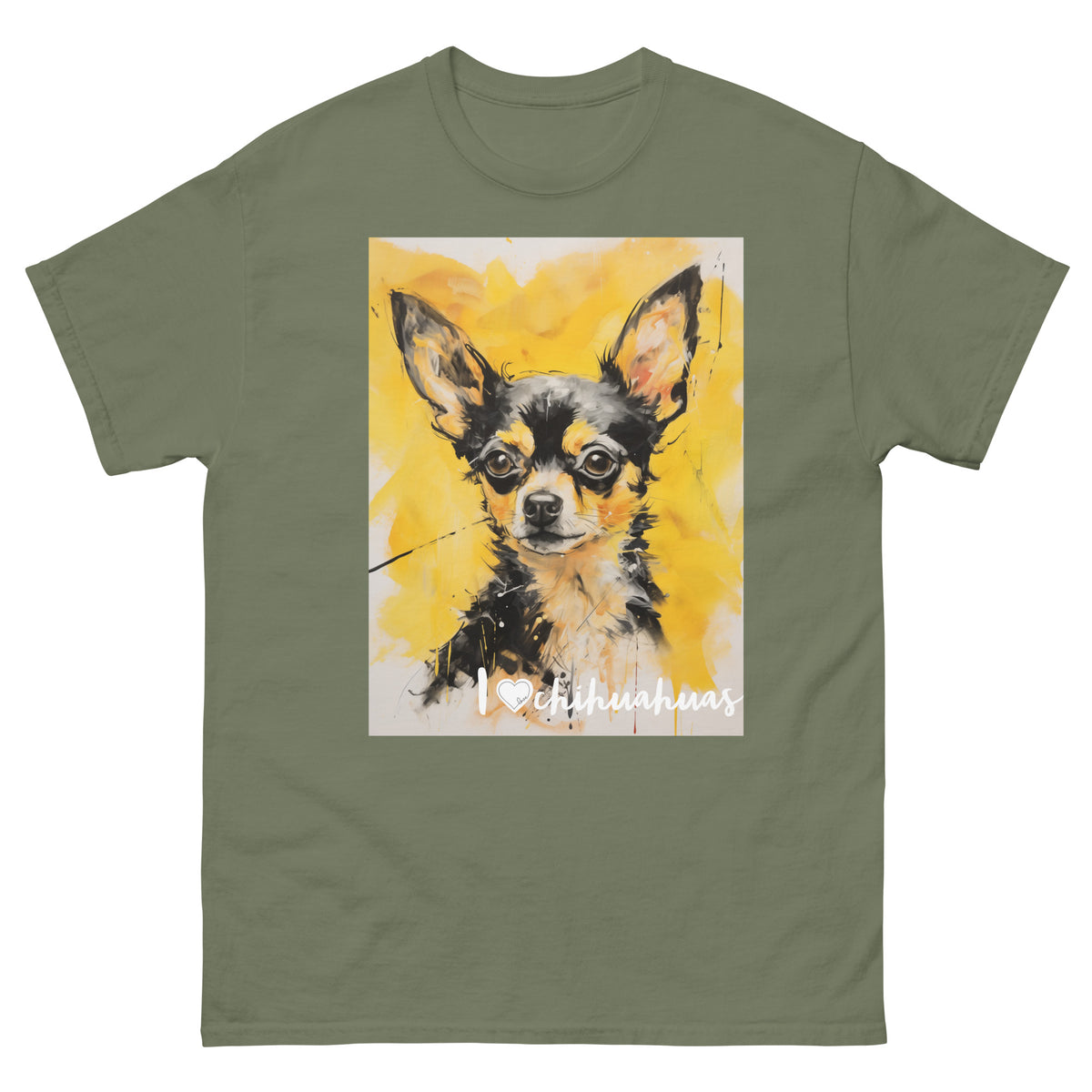 Men's classic tee - I ❤ DOGS - Chihuahua