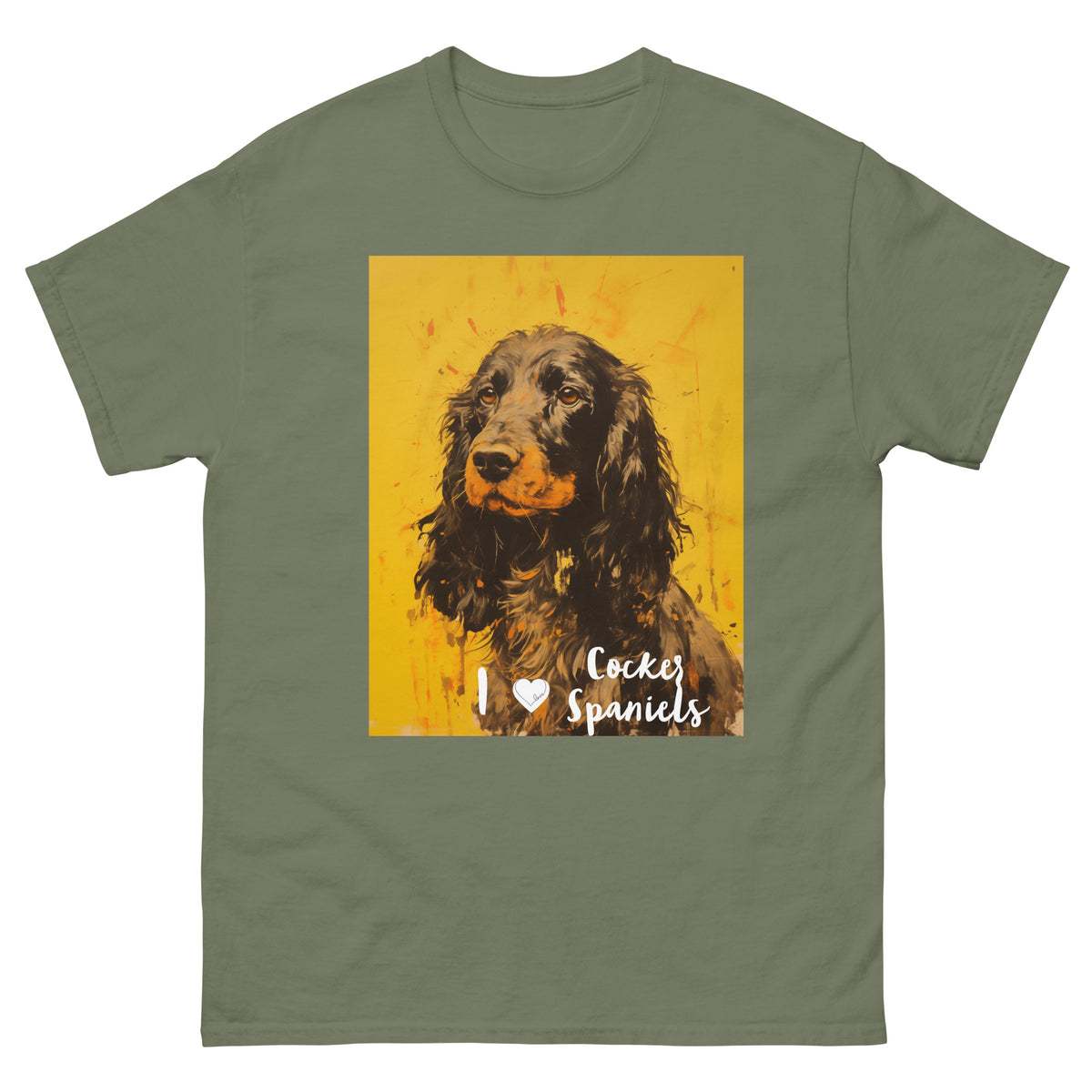 Men's classic tee - I ❤ DOGS - English Springer Spaniel