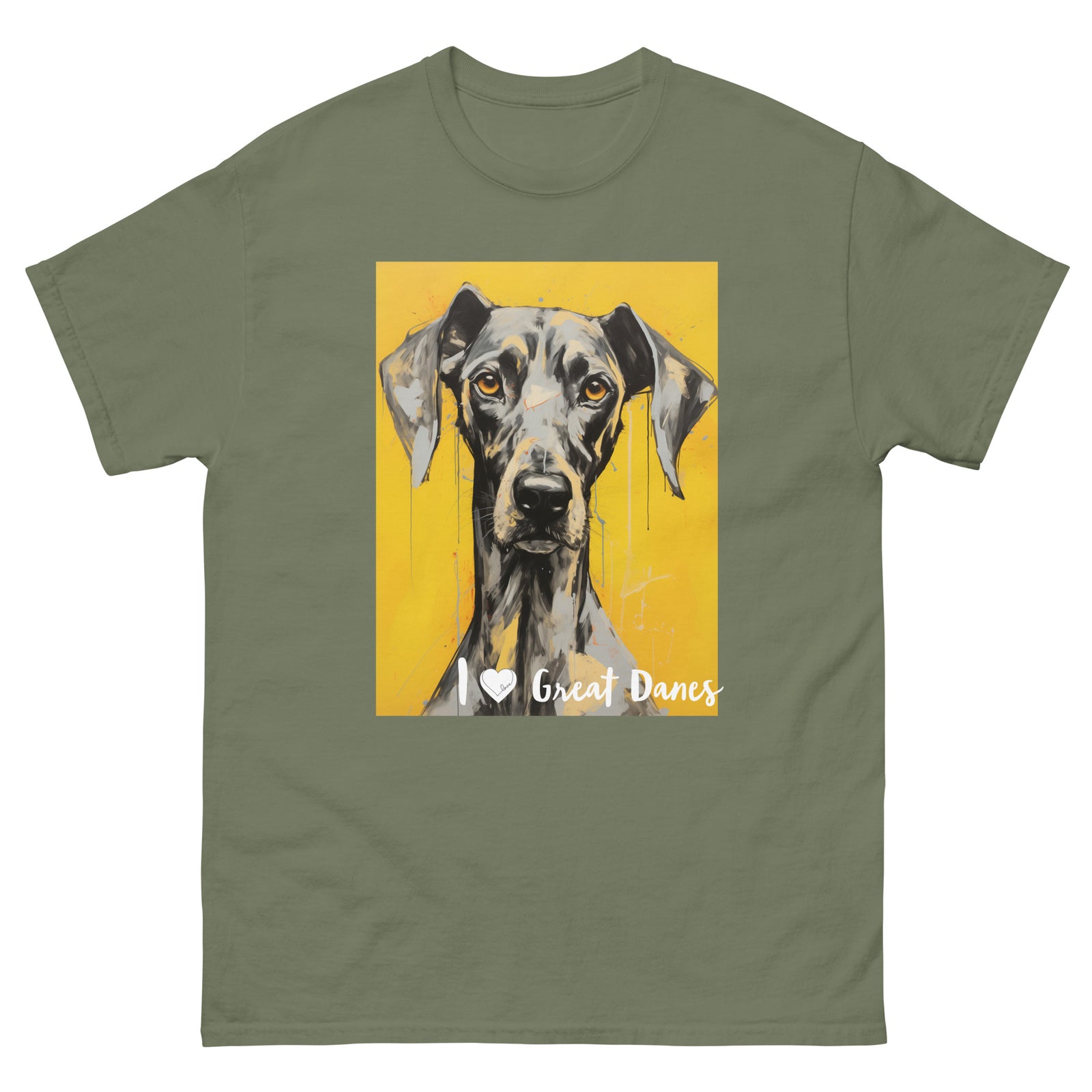 Men's classic tee - I ❤ DOGS - Great Dane