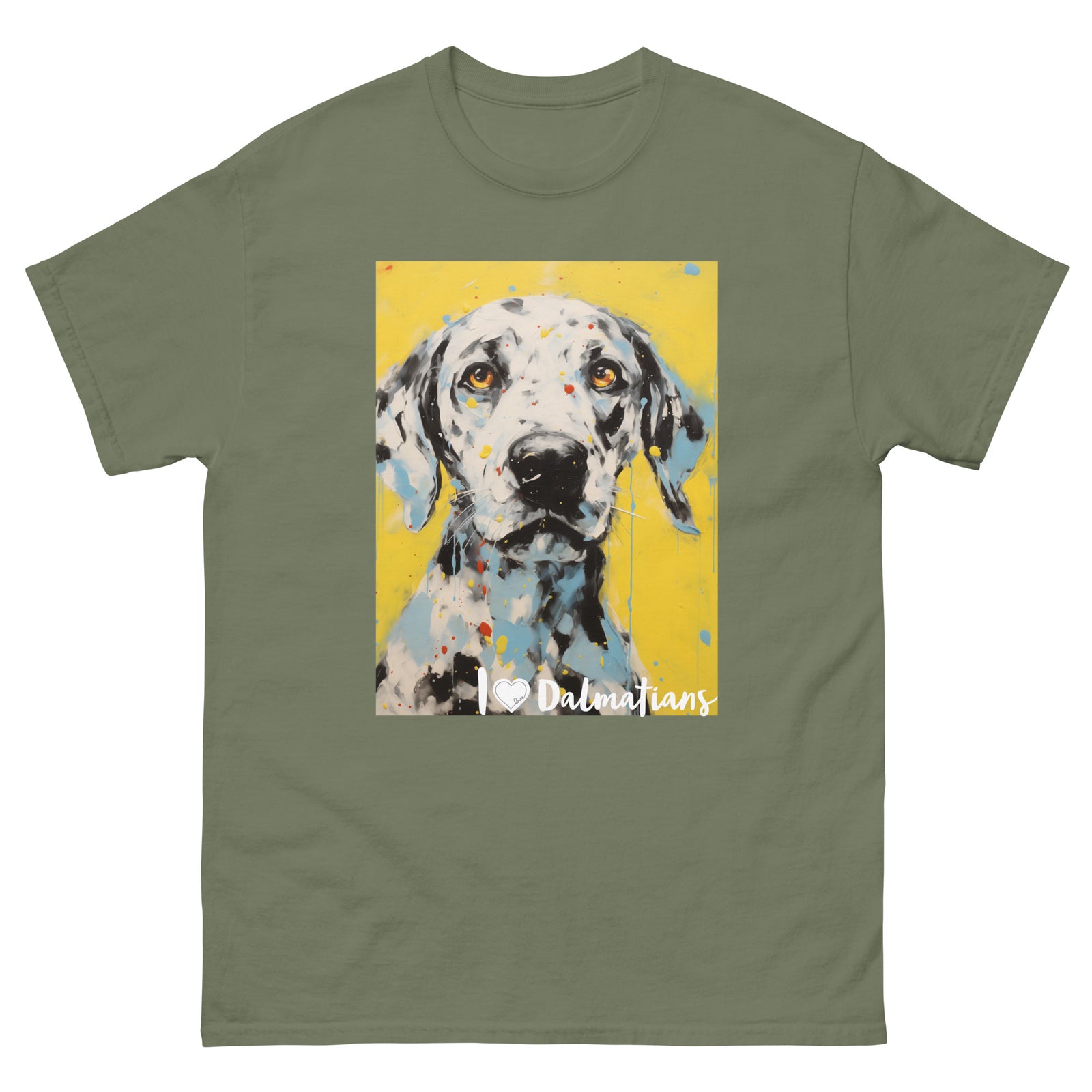 Men's classic tee - I ❤ DOGS - Dalmatian