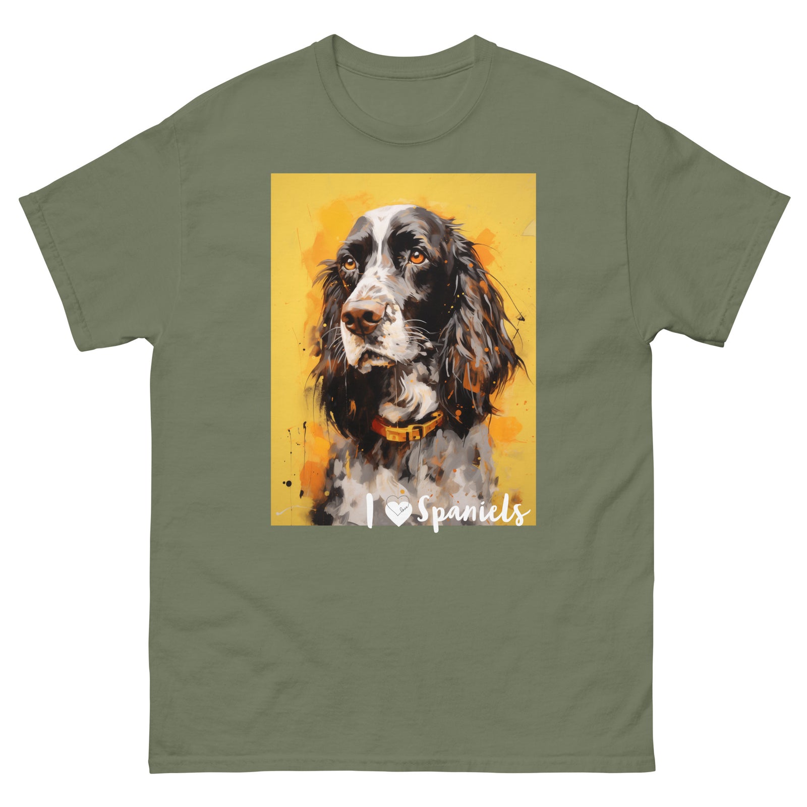 Men's classic tee - I ❤ DOGS - Cocker Spaniel (American)