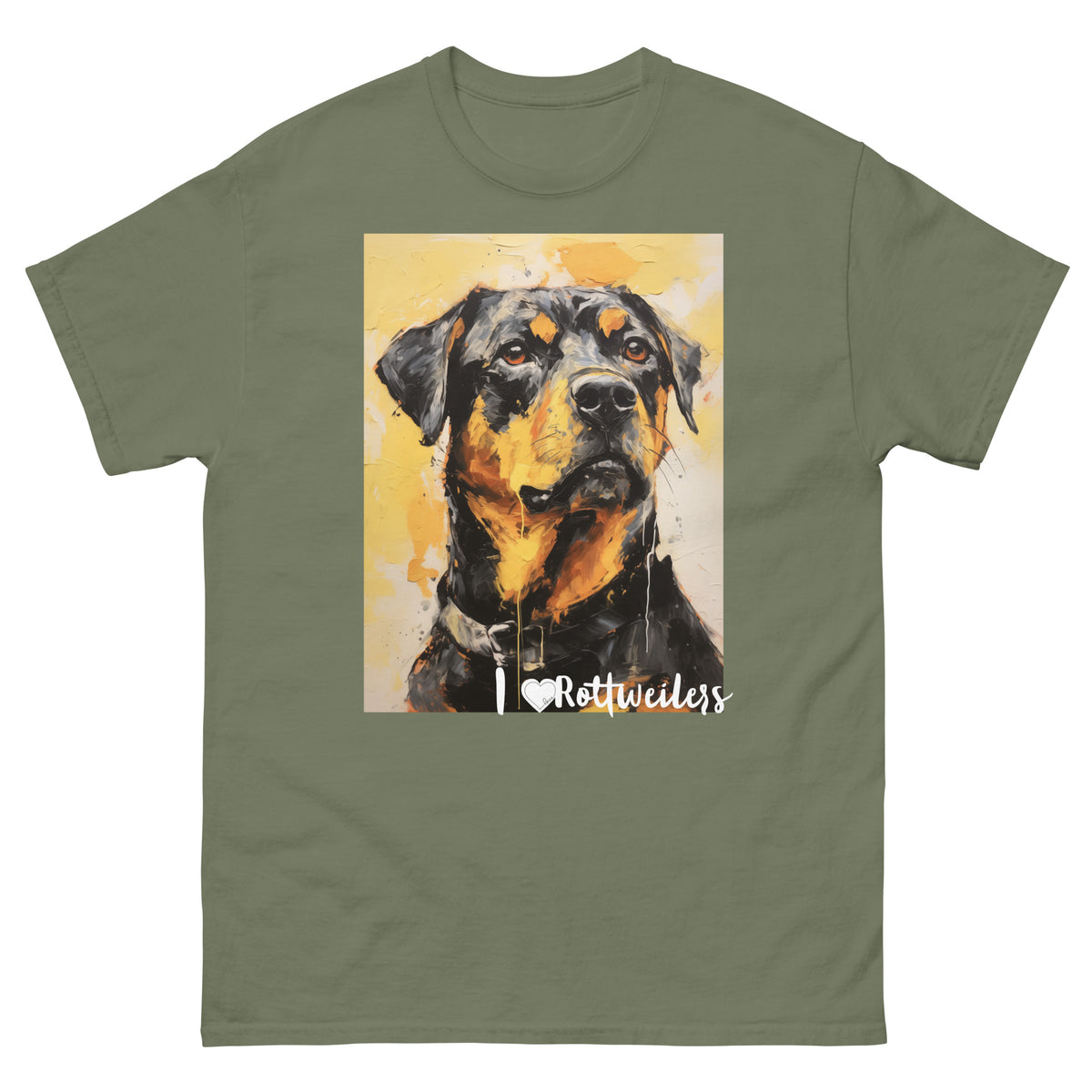 Men's classic tee - I ❤ DOGS - Rottweiler