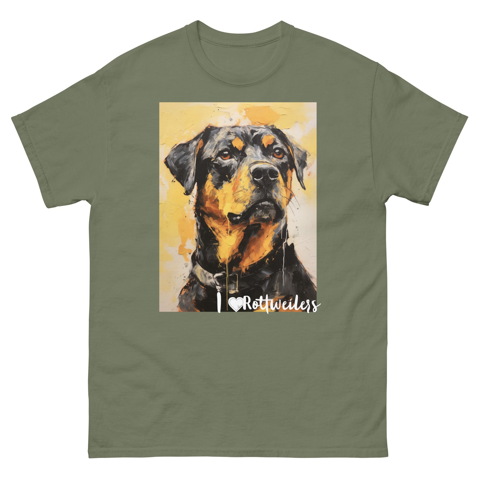 Men's classic tee - I ❤ DOGS - Rottweiler