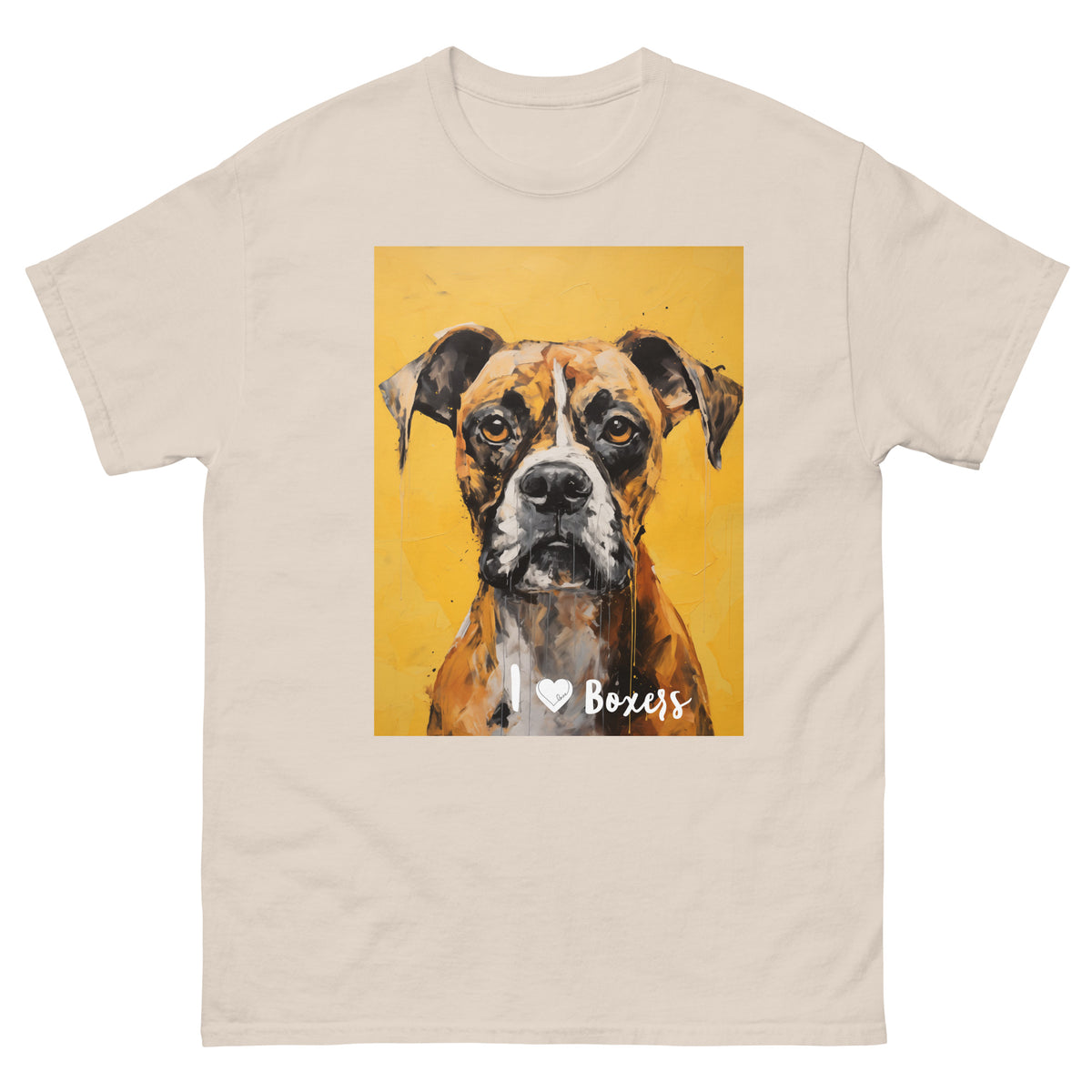 Men's classic tee - I ❤ DOGS - Boxer