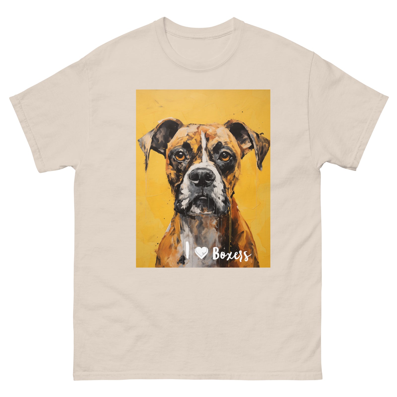 Men's classic tee - I ❤ DOGS - Boxer