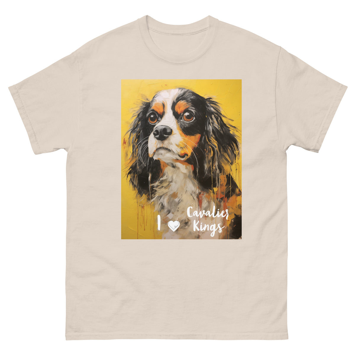 Men's classic tee - I ❤ DOGS - Cavalier King Charles Spaniel