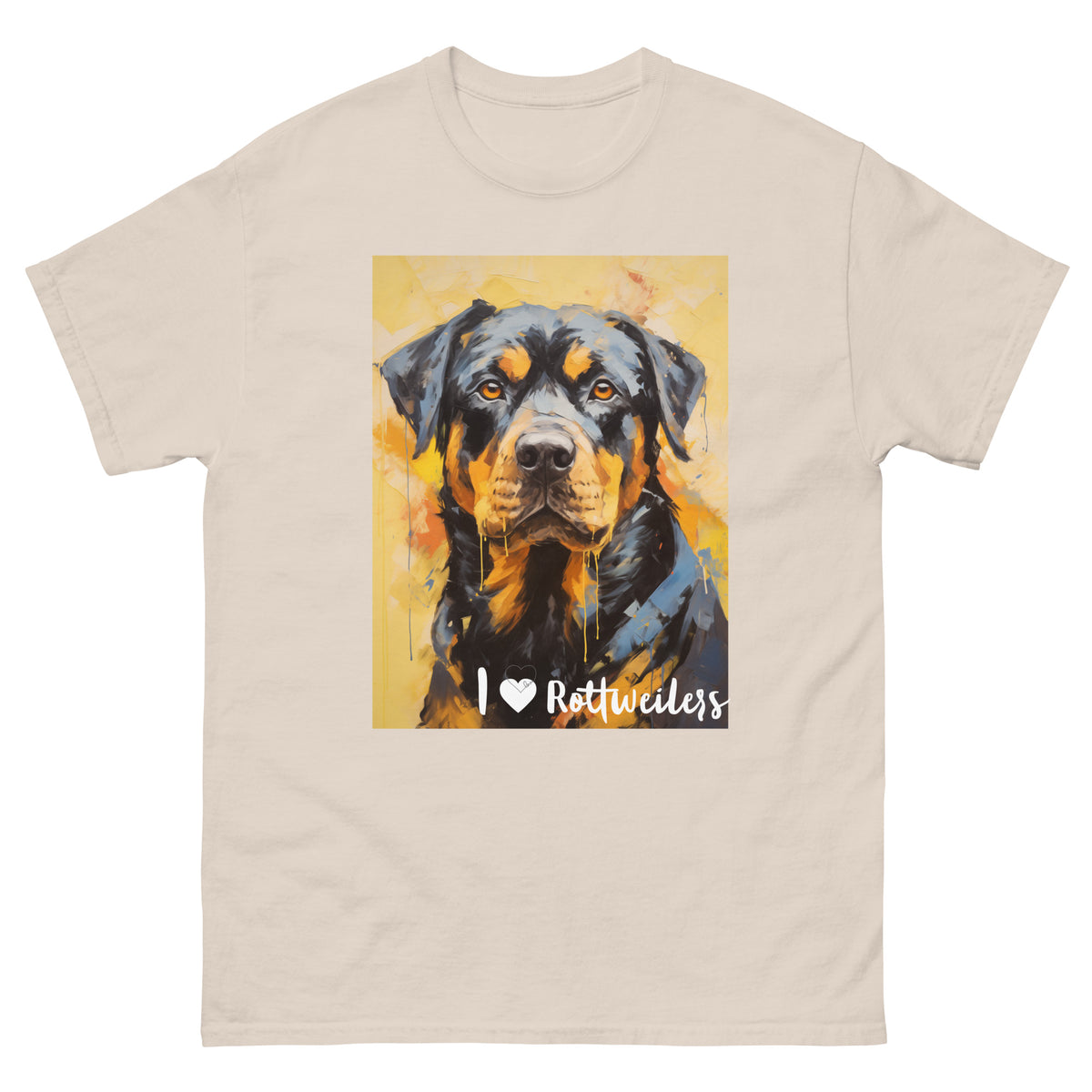 Men's classic tee - I ❤ DOGS - Rottweiler