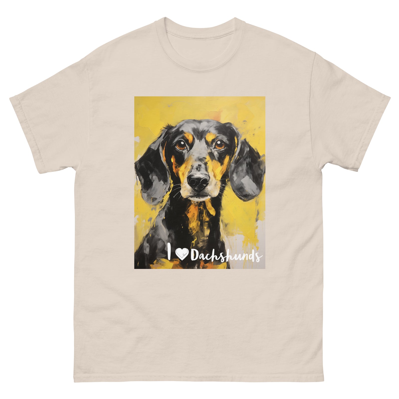 Men's classic tee - I ❤ DOGS - Dachshund