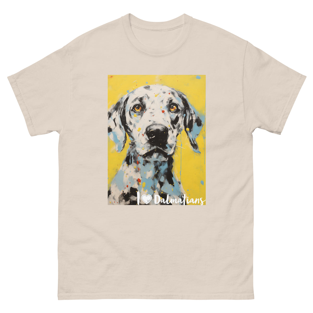 Men's classic tee - I ❤ DOGS - Dalmatian