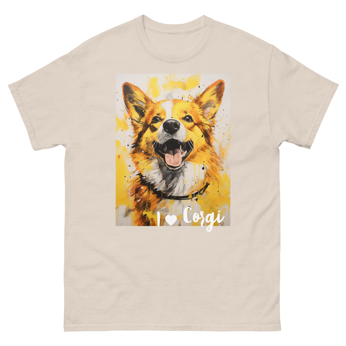 Men's classic tee - I ❤ DOGS - Pembroke Welsh Corgi