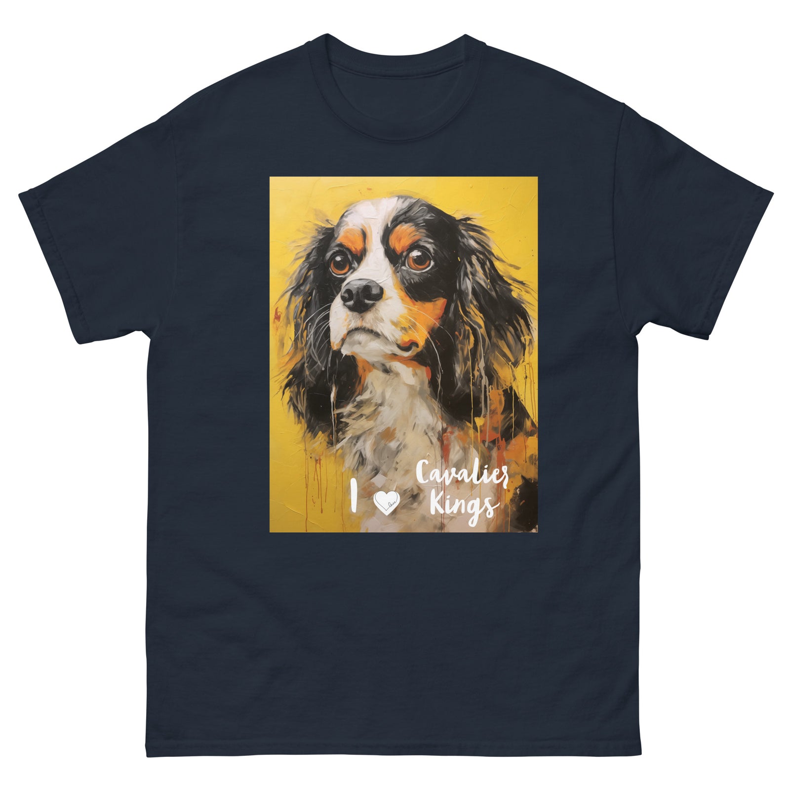 Men's classic tee - I ❤ DOGS - Cavalier King Charles Spaniel