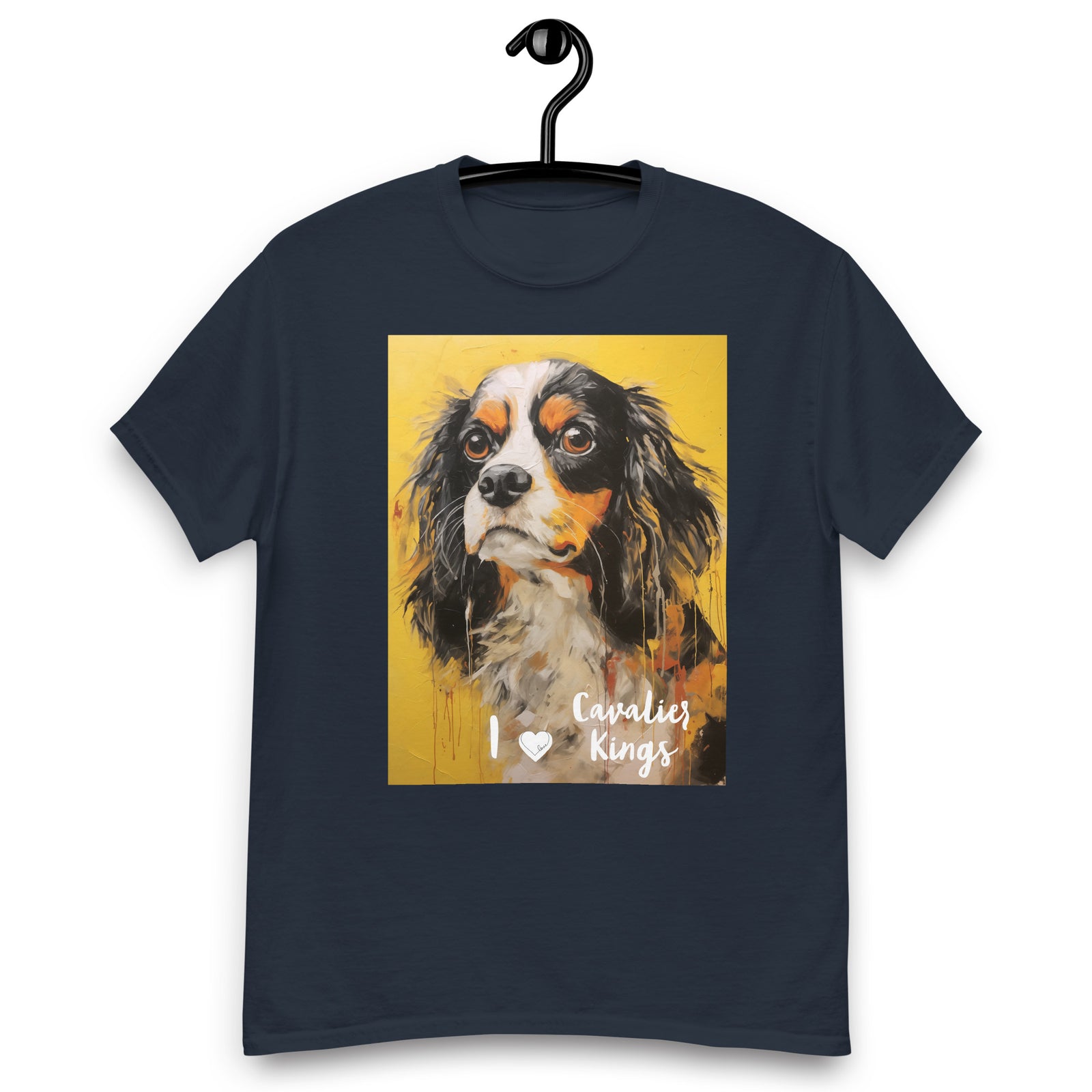Men's classic tee - I ❤ DOGS - Cavalier King Charles Spaniel