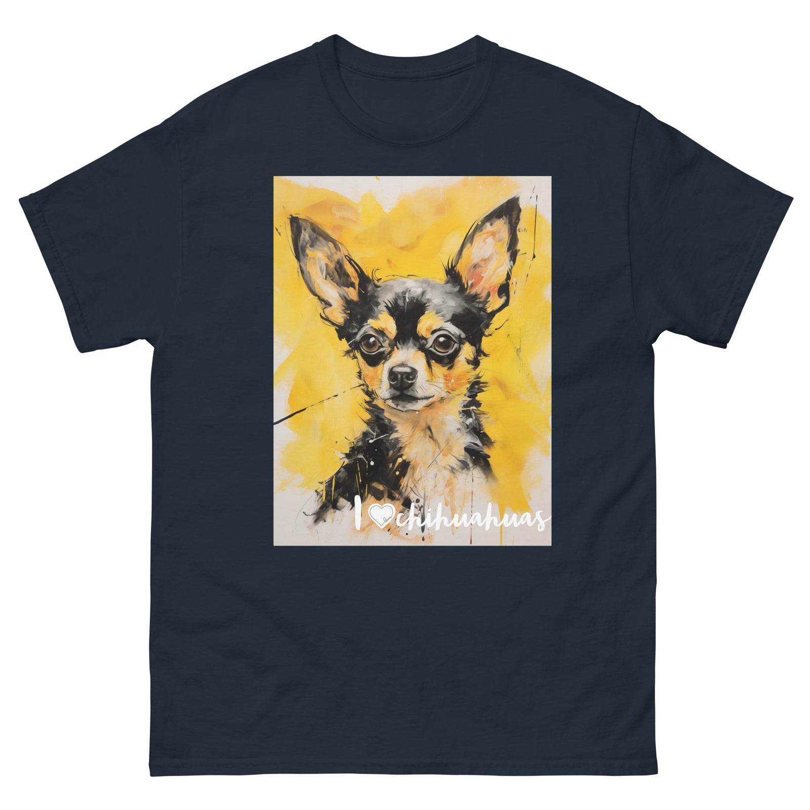 Men's classic tee - I ❤ DOGS - Chihuahua