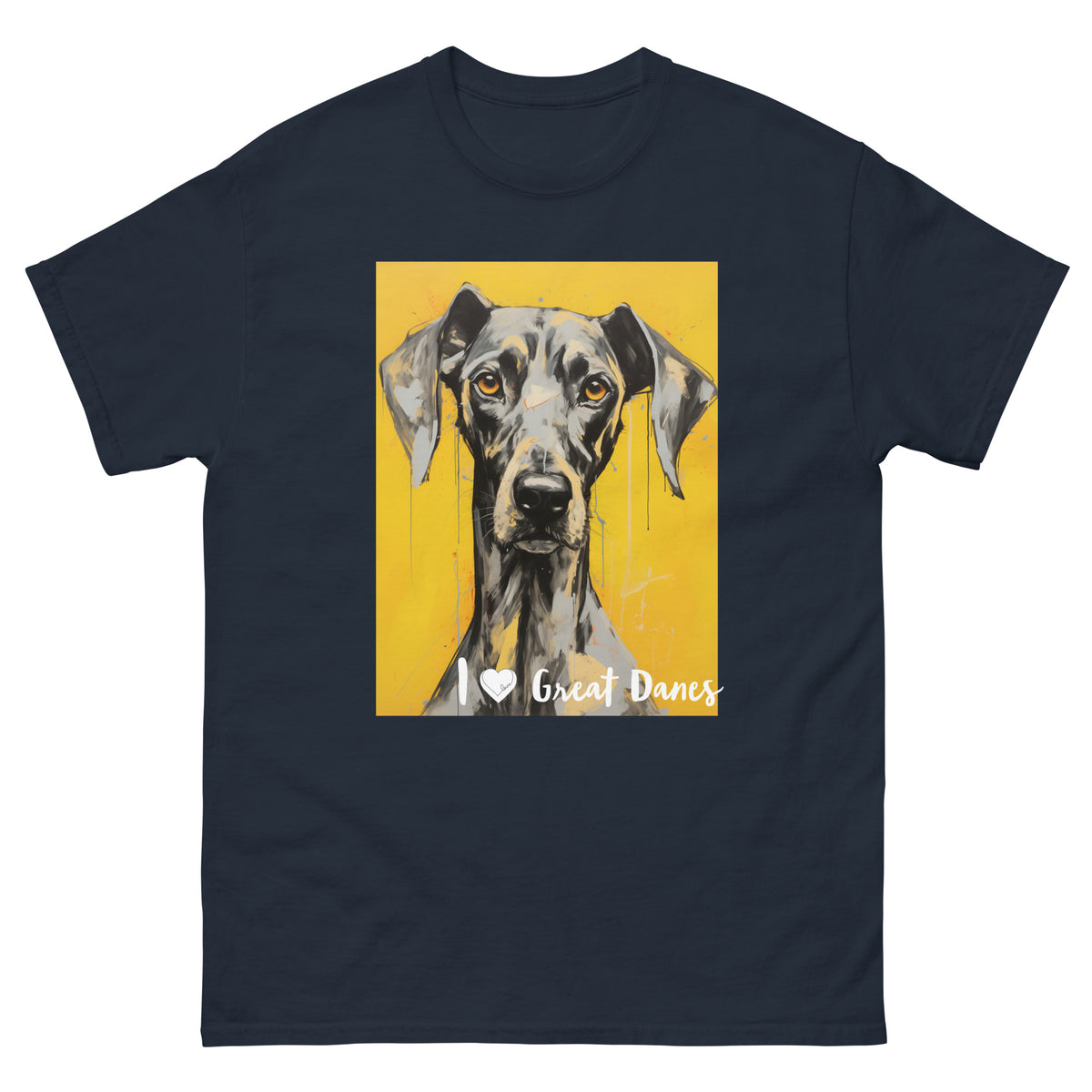 Men's classic tee - I ❤ DOGS - Great Dane