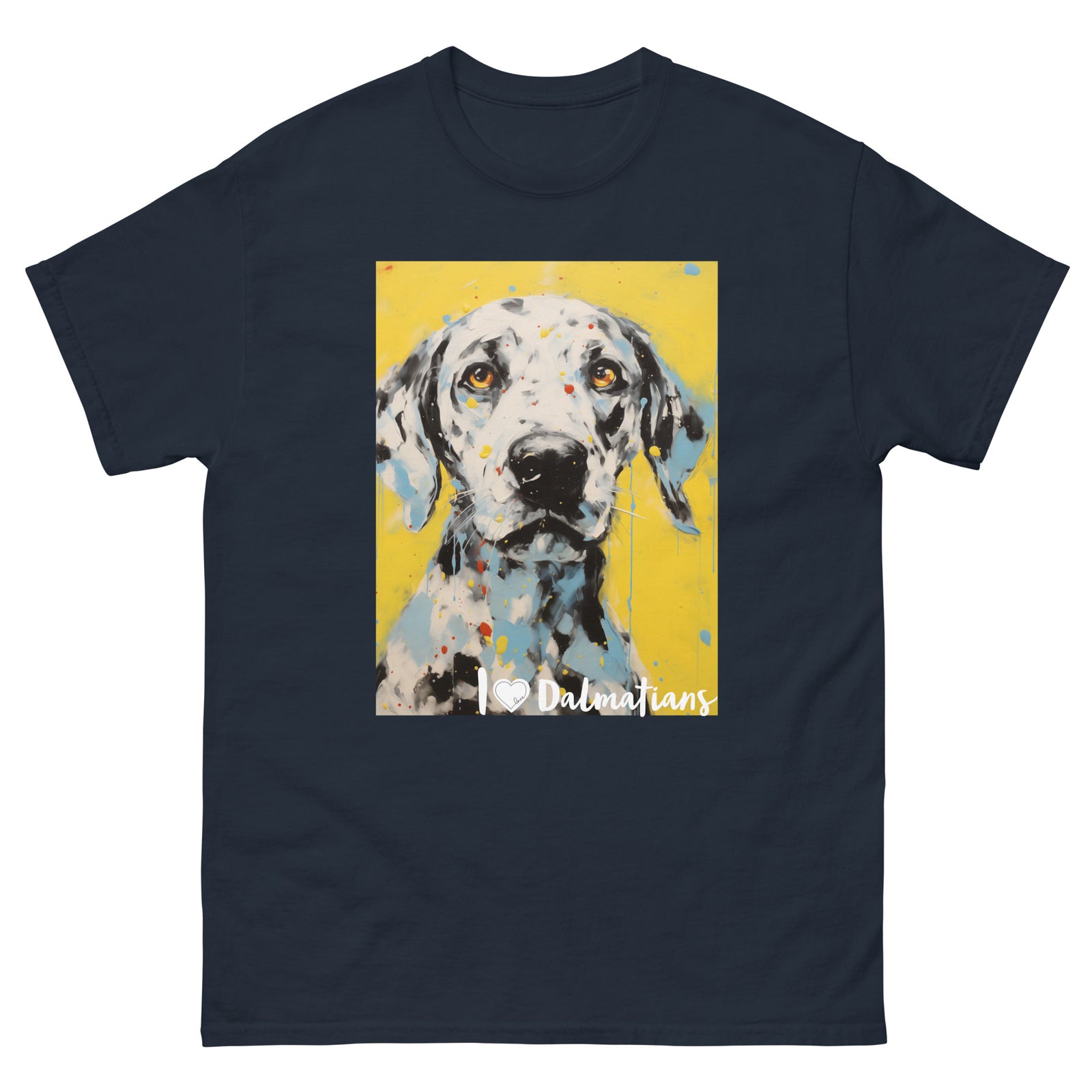 Men's classic tee - I ❤ DOGS - Dalmatian