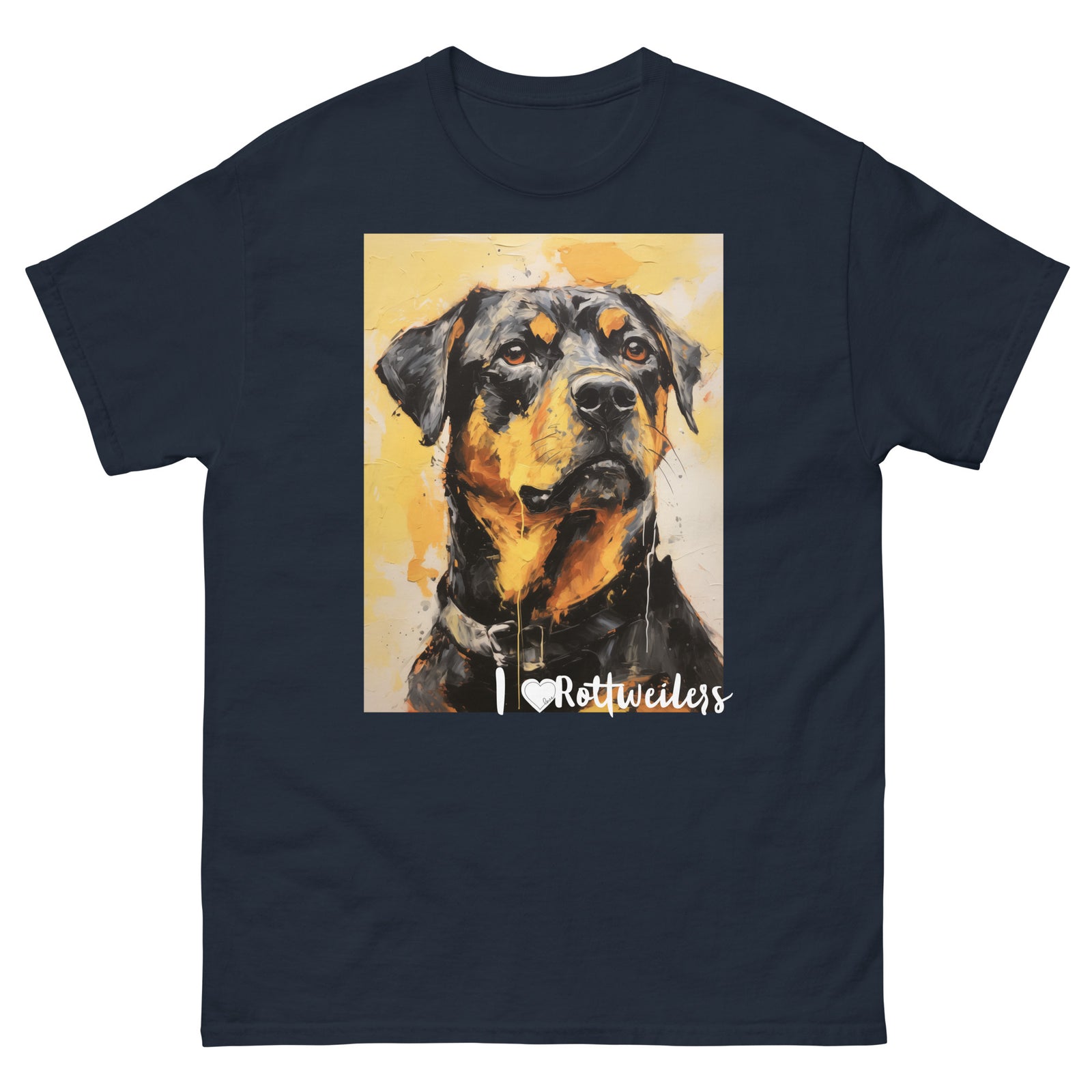 Men's classic tee - I ❤ DOGS - Rottweiler