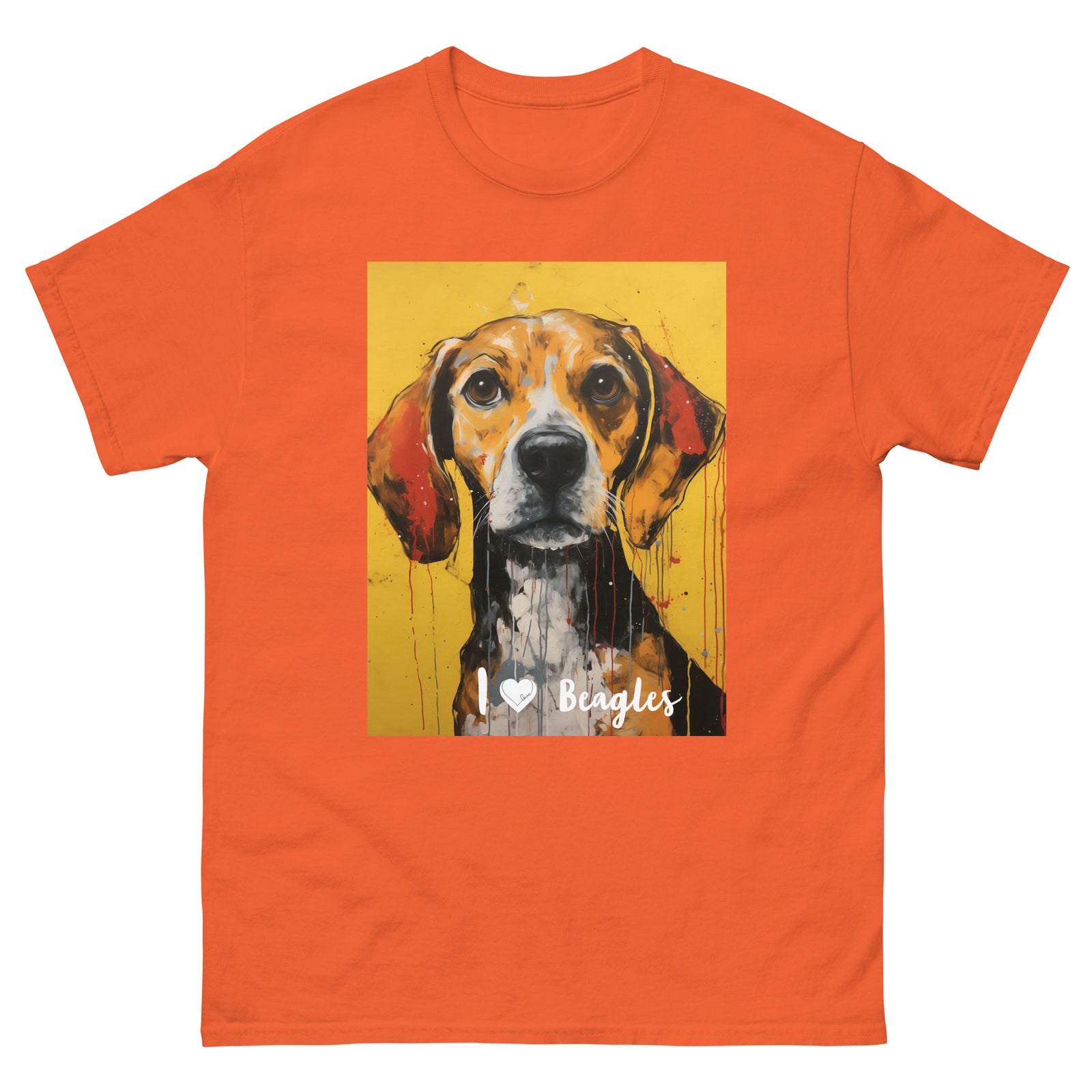 Men's classic tee - I ❤ DOGS - Beagle