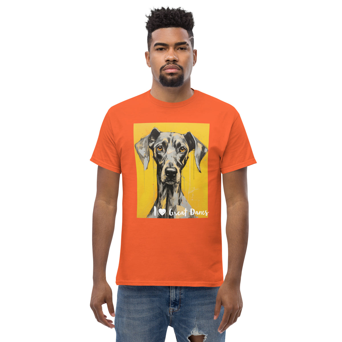 Men's classic tee - I ❤ DOGS - Great Dane