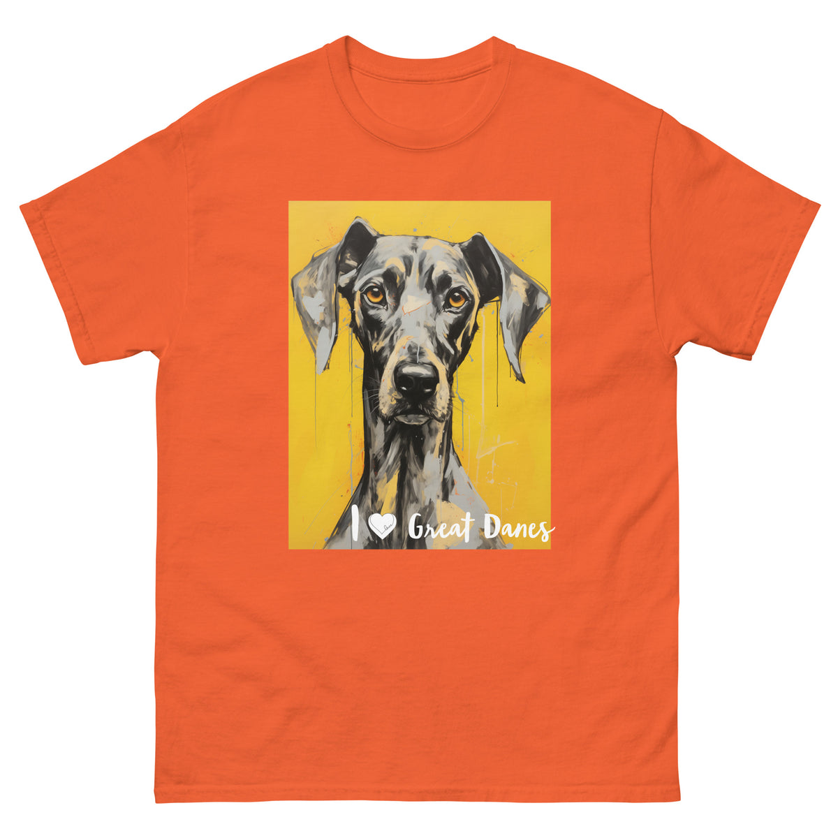 Men's classic tee - I ❤ DOGS - Great Dane