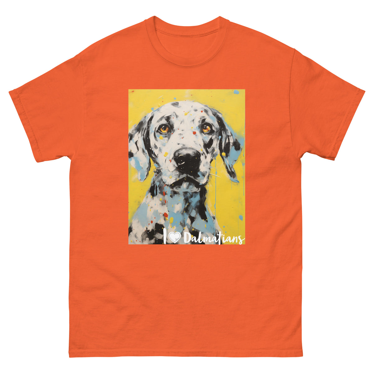 Men's classic tee - I ❤ DOGS - Dalmatian