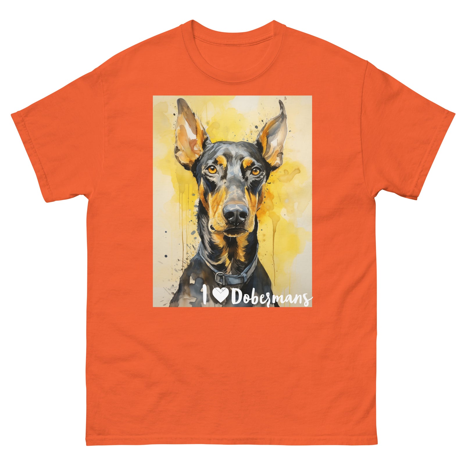 Men's classic tee - I ❤ DOGS - Doberman Pinscher