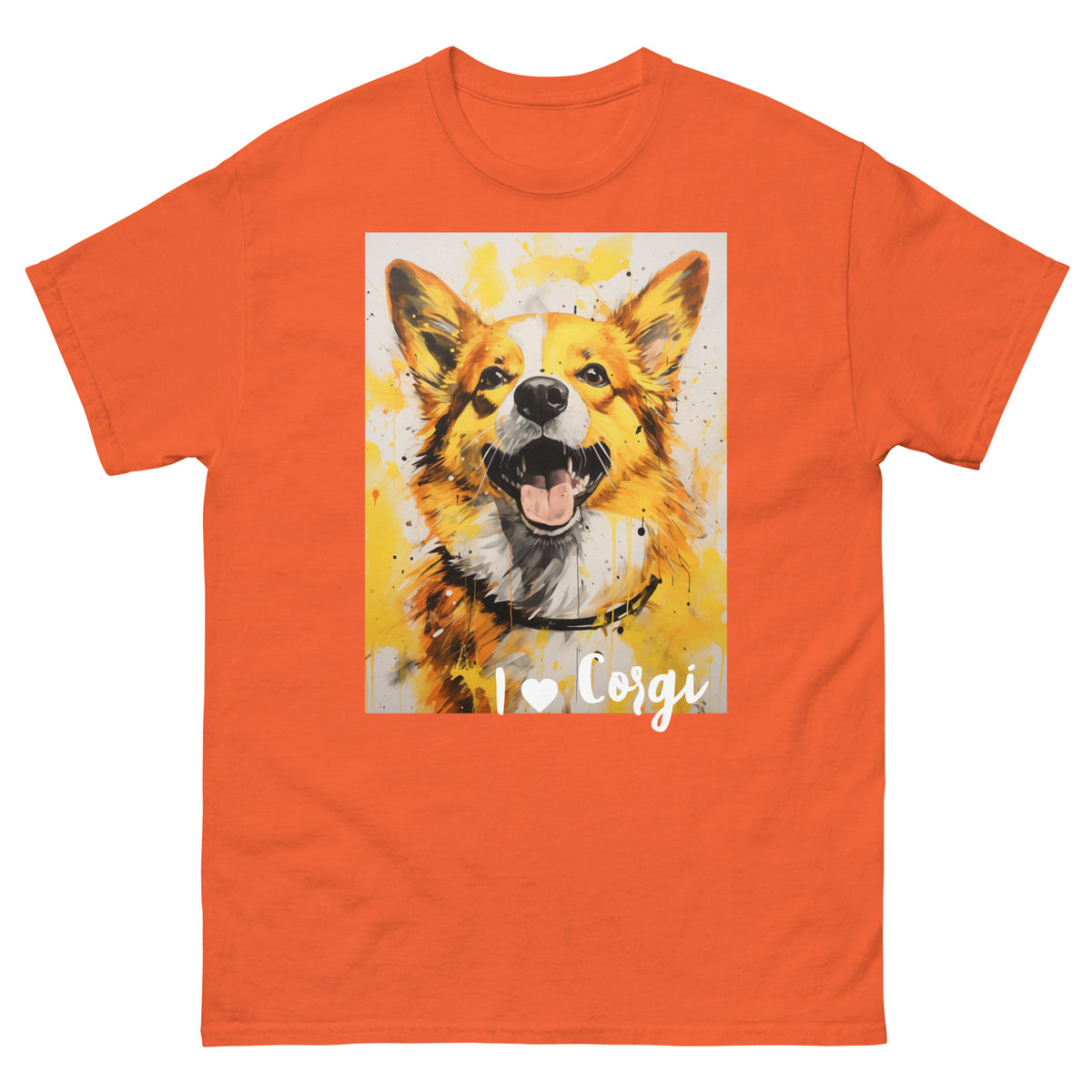 Men's classic tee - I ❤ DOGS - Pembroke Welsh Corgi