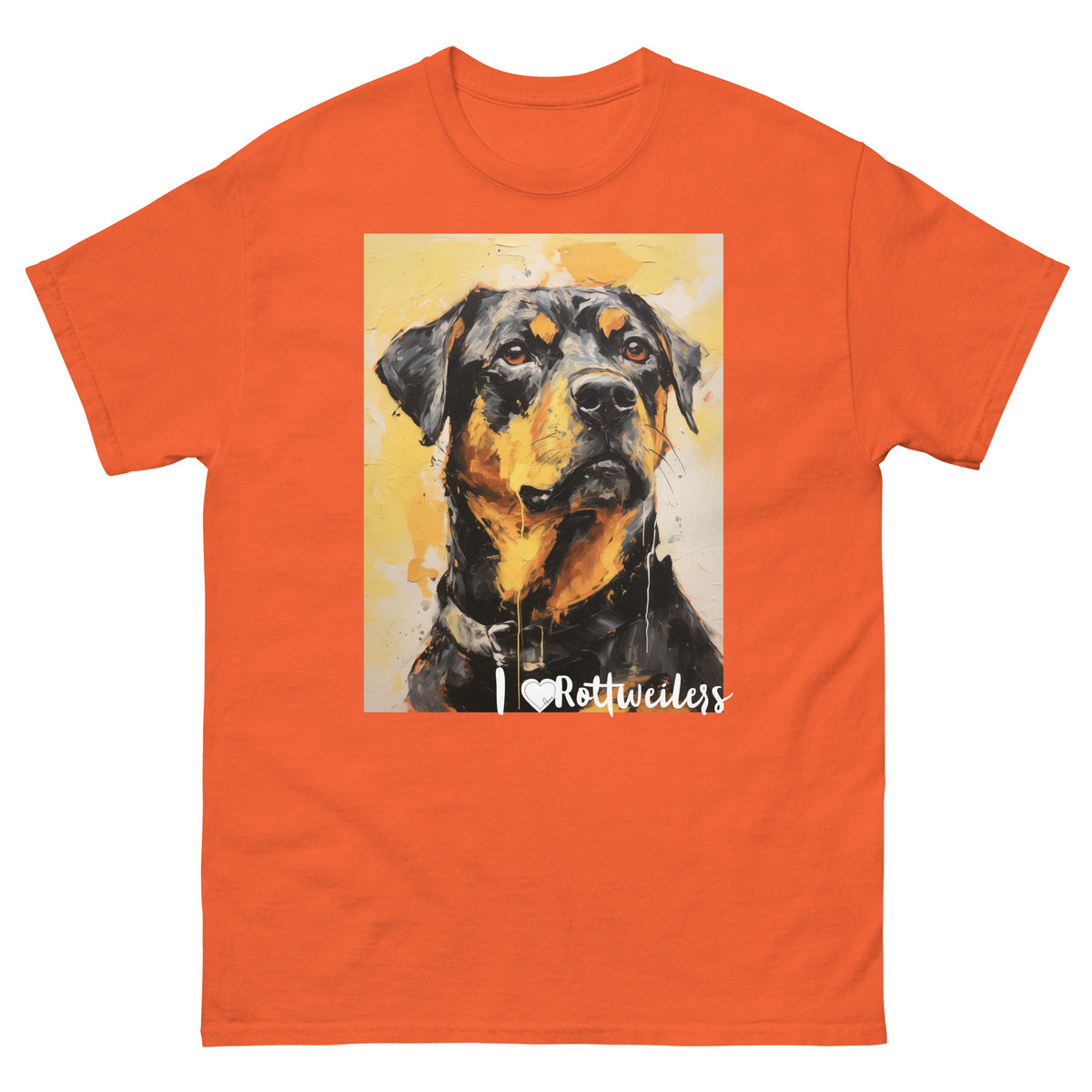 Men's classic tee - I ❤ DOGS - Rottweiler