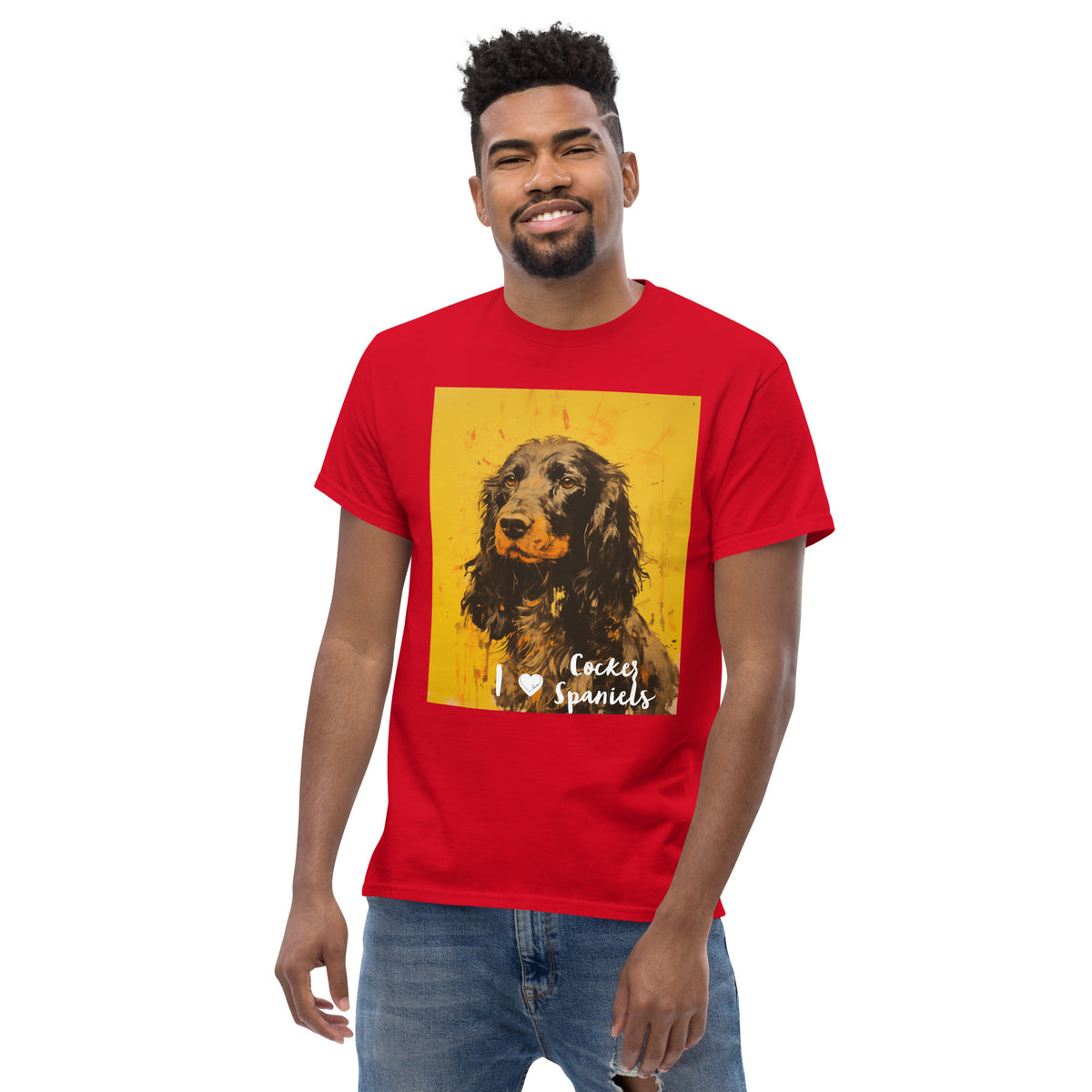 Men's classic tee - I ❤ DOGS - English Springer Spaniel