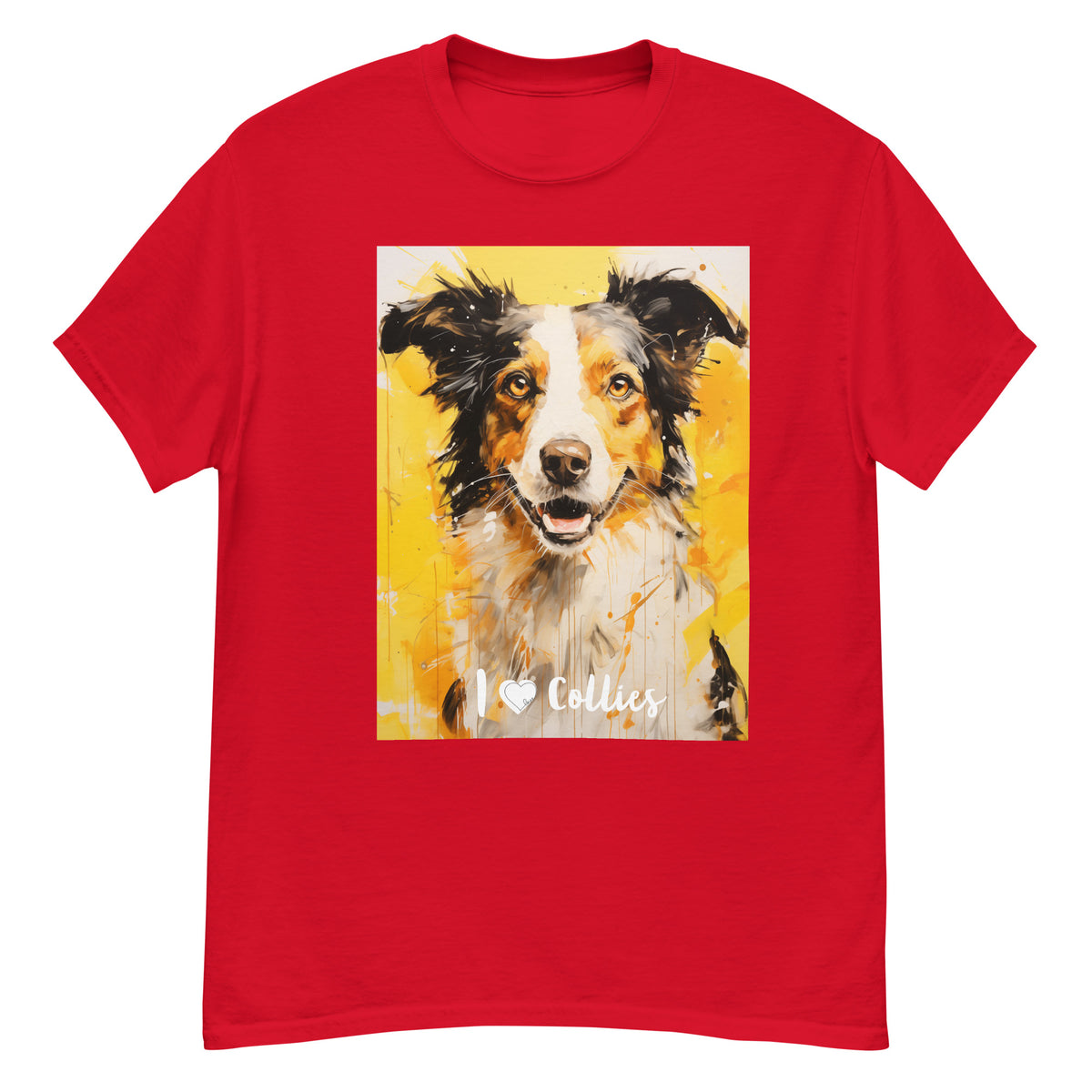 Men's classic tee - I ❤ DOGS - Border Collie