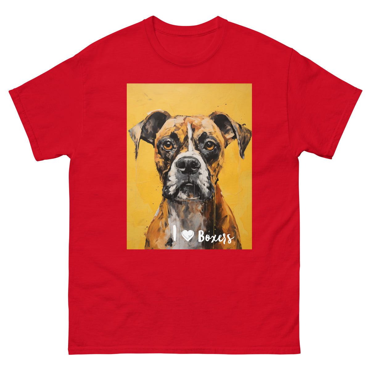 Men's classic tee - I ❤ DOGS - Boxer