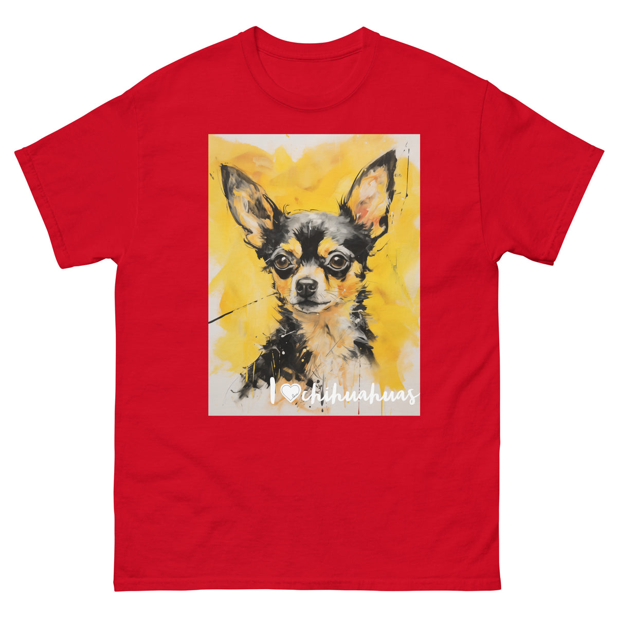 Men's classic tee - I ❤ DOGS - Chihuahua
