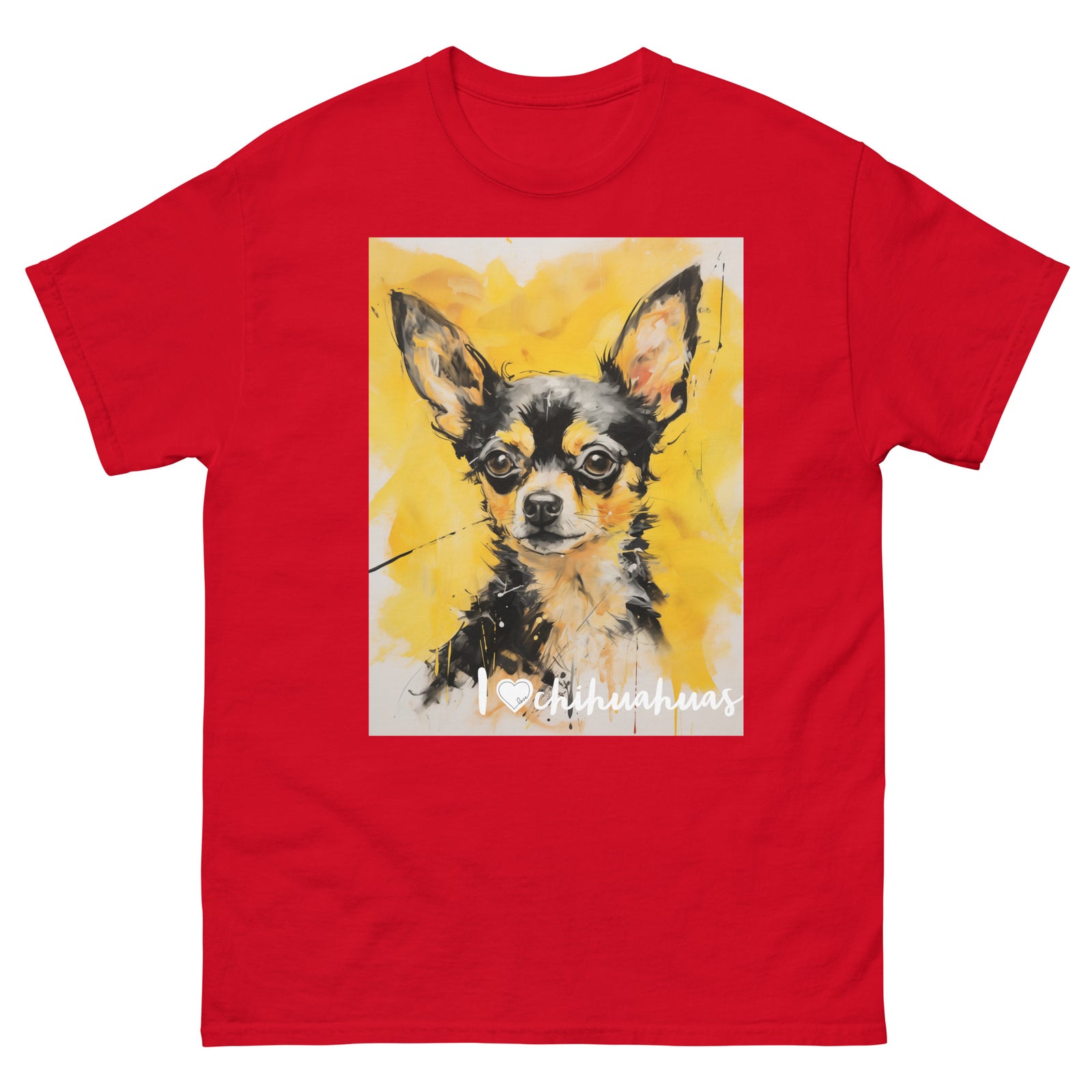 Men's classic tee - I ❤ DOGS - Chihuahua