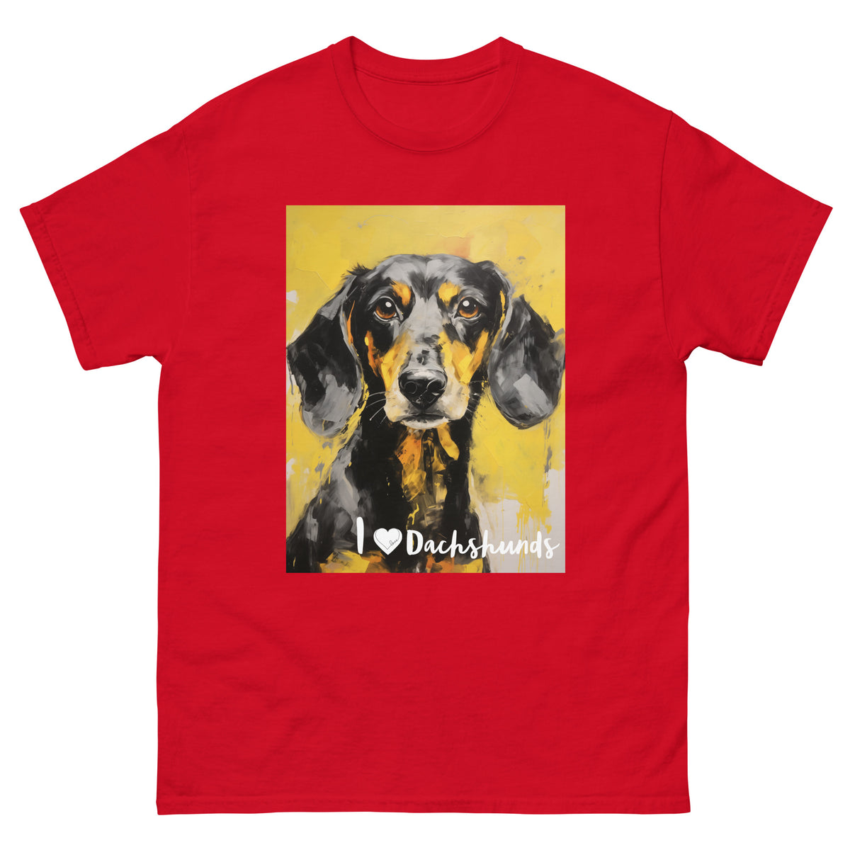 Men's classic tee - I ❤ DOGS - Dachshund
